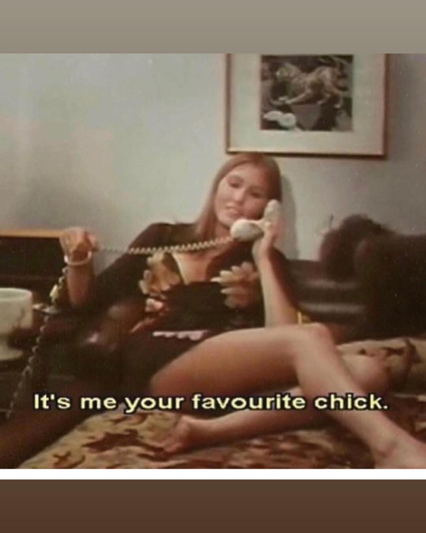 Carly Lawrence "favorite chick" screengrab