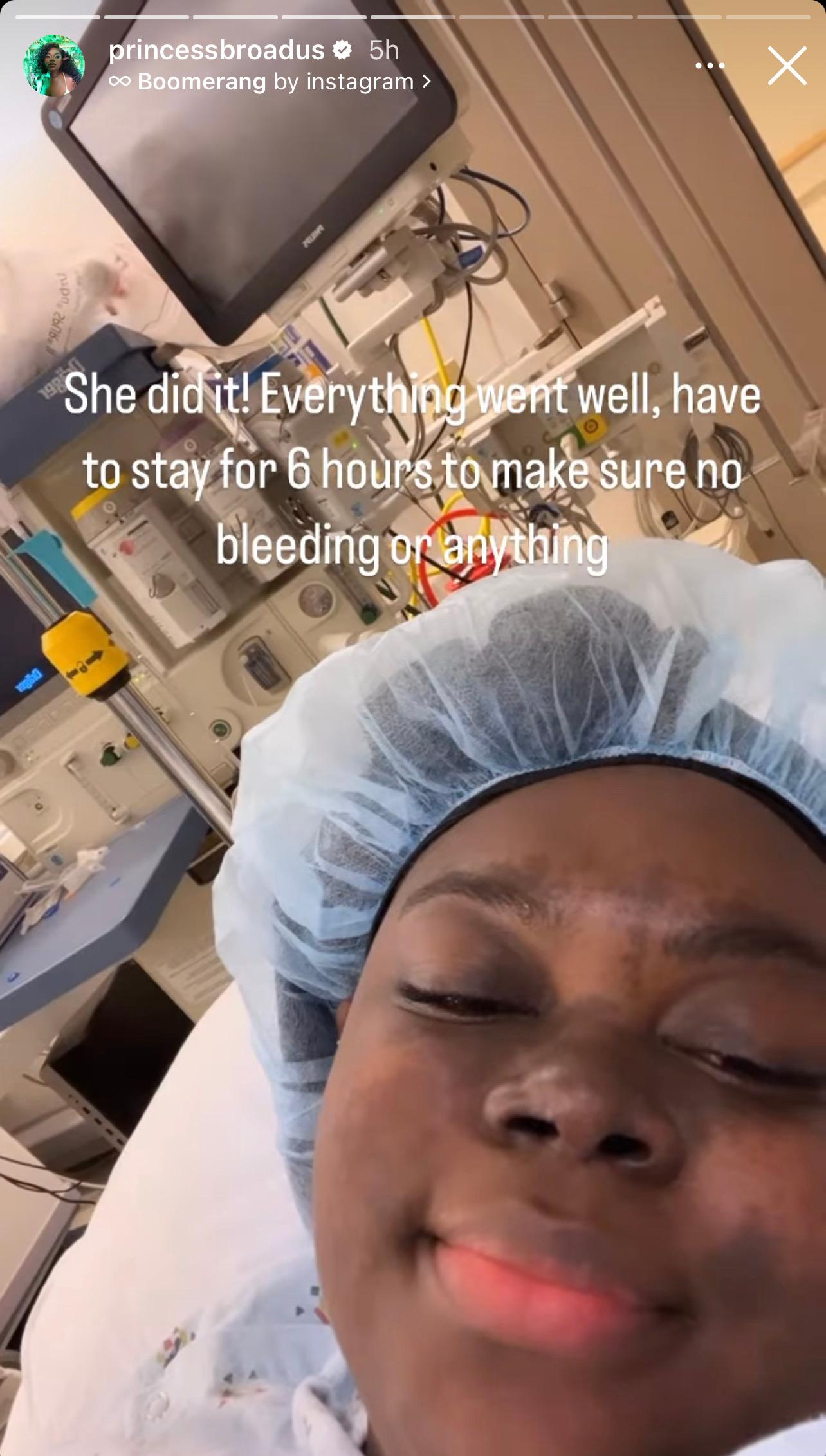 Cori Broadus Shares Another Update On Her Kidney Biopsy