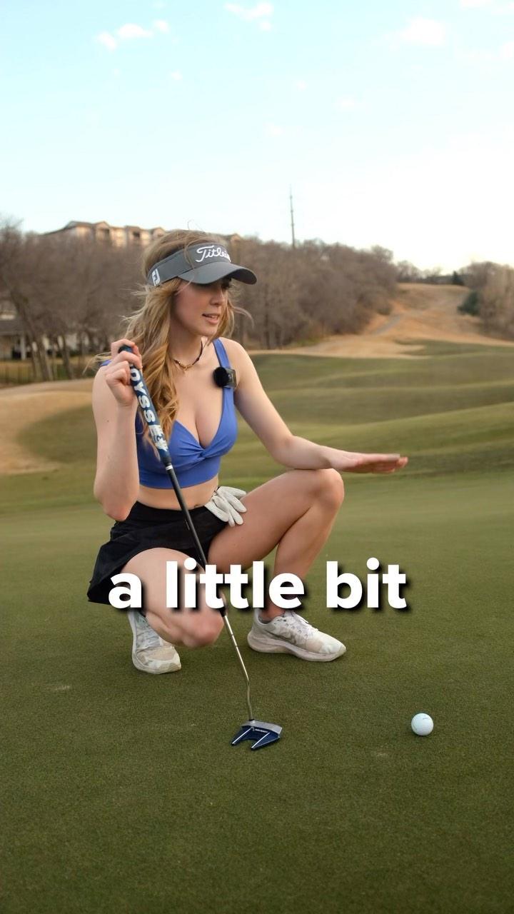 Golfer Grace Charis Sinks A Hole 