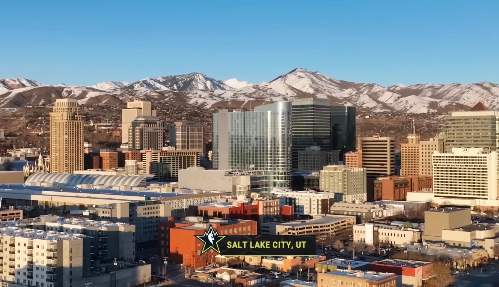 Salt Lake City, UT home of 20232 NBA All-Star Weekend