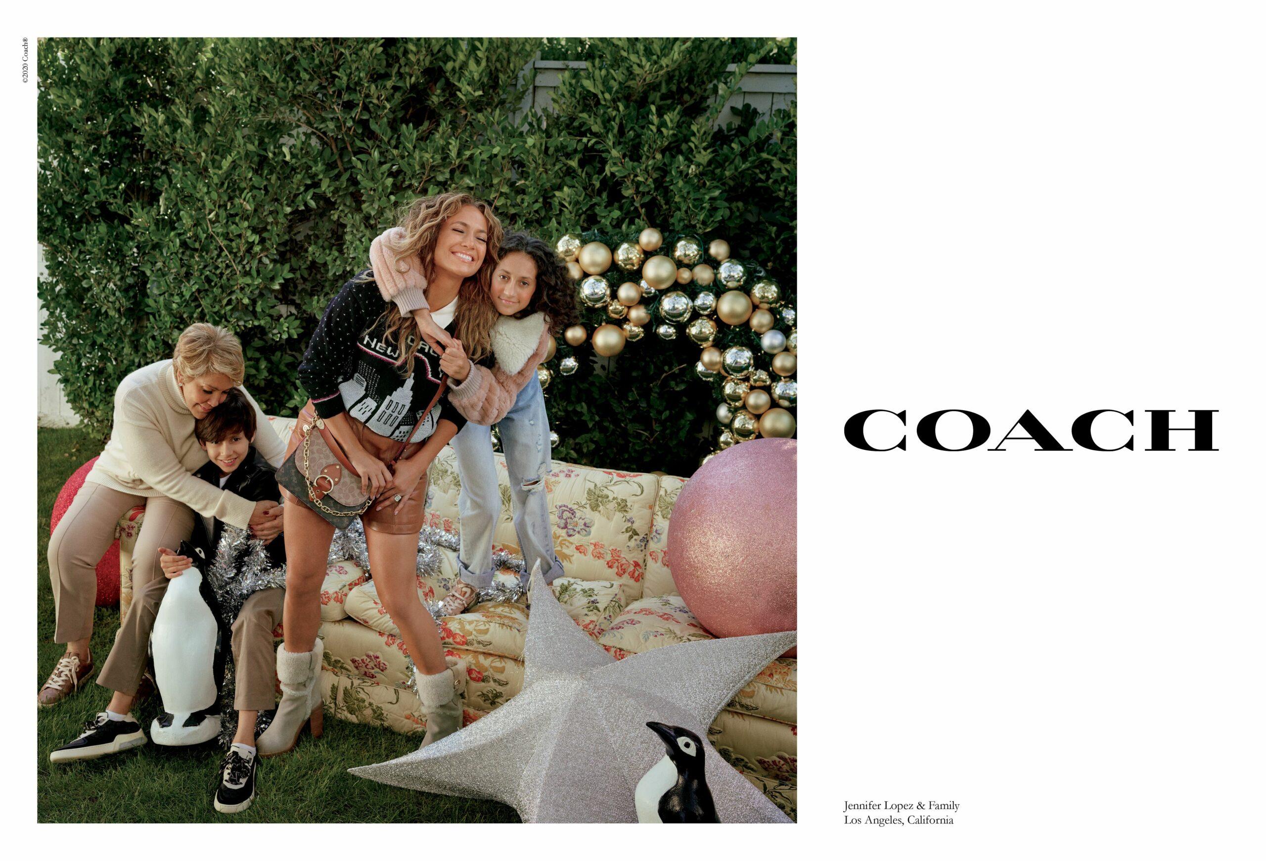 Jennifer Lopez Appears With Kids In Coach Holiday Campaign