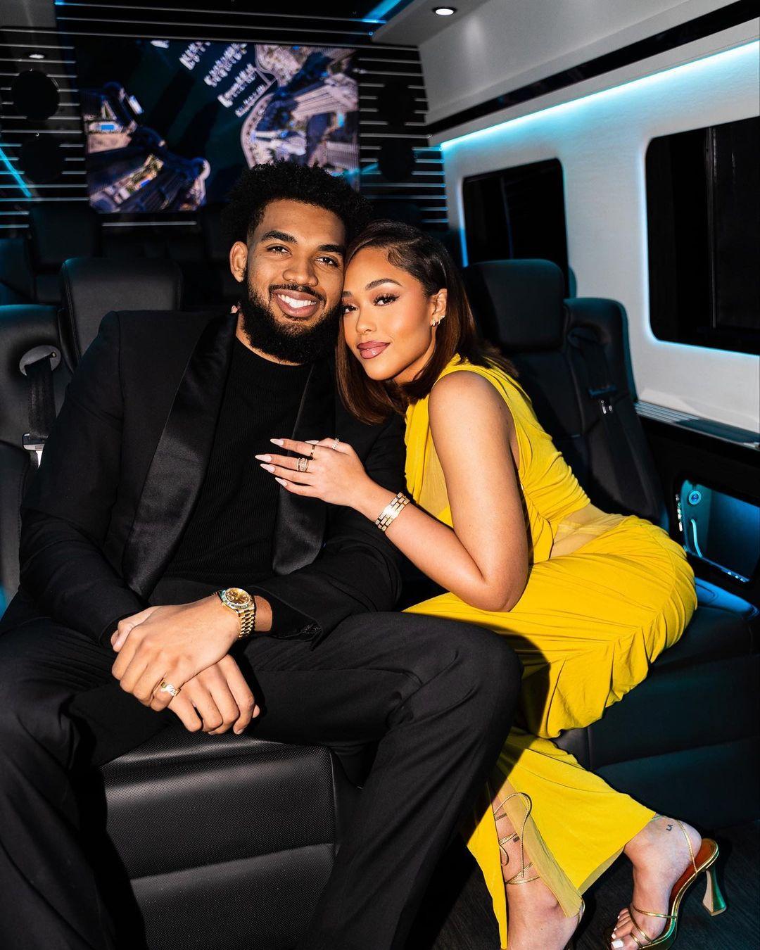 Jordyn Woods & Karl Towns Clean Up Nicely For Date Night