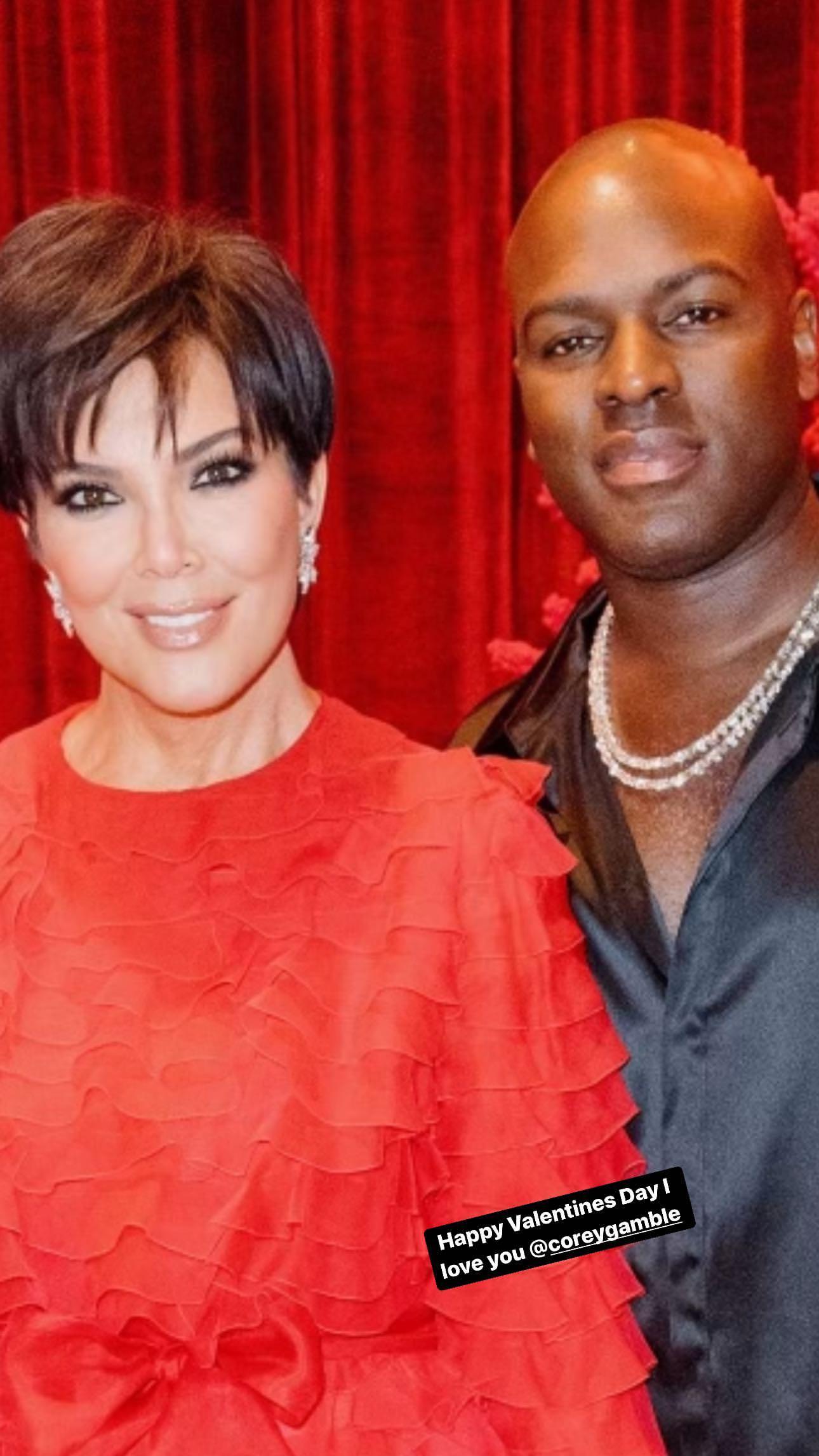 Kris Jenner Engaged? Momager Posts Massive Ring In Valentine's Day Tribute To Boyfriend Corey Gamble 