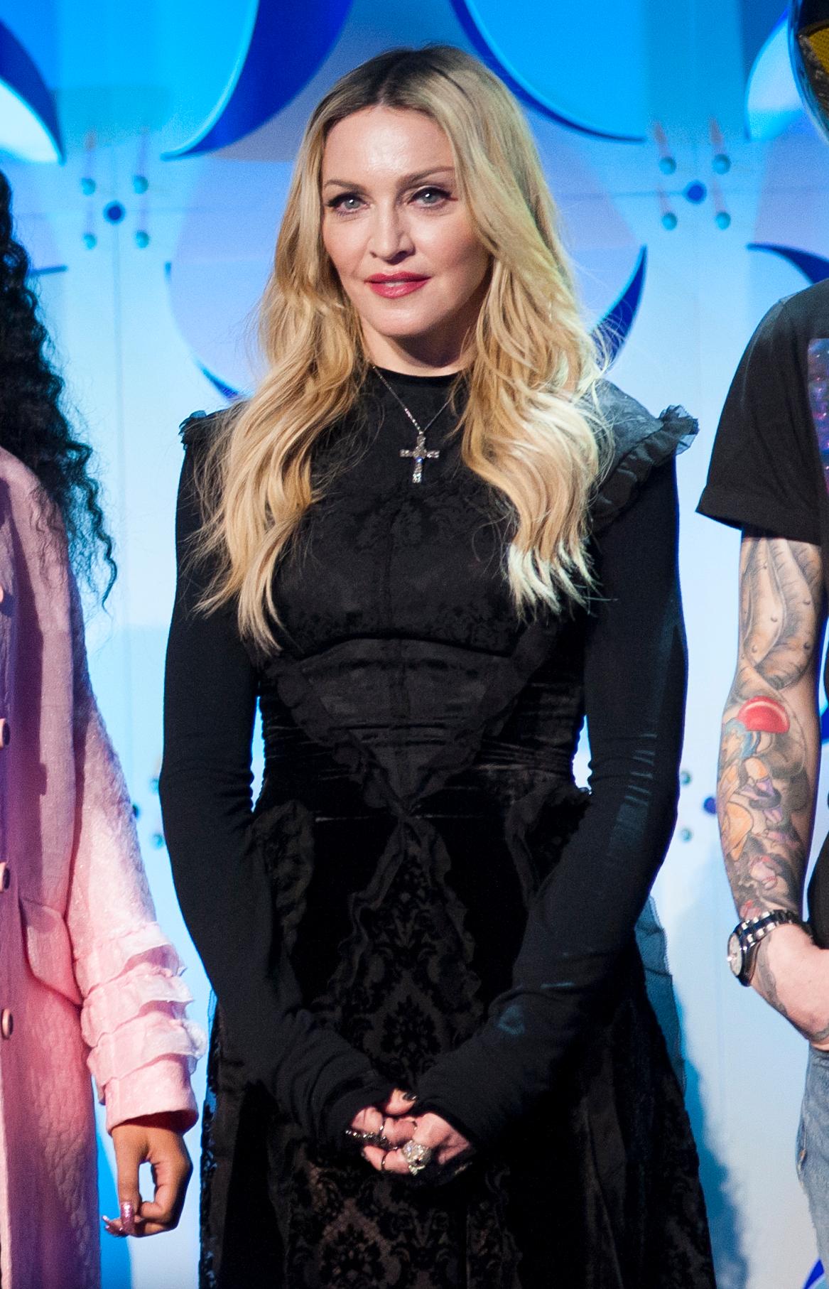 Madonna at the Tidal Press Conference