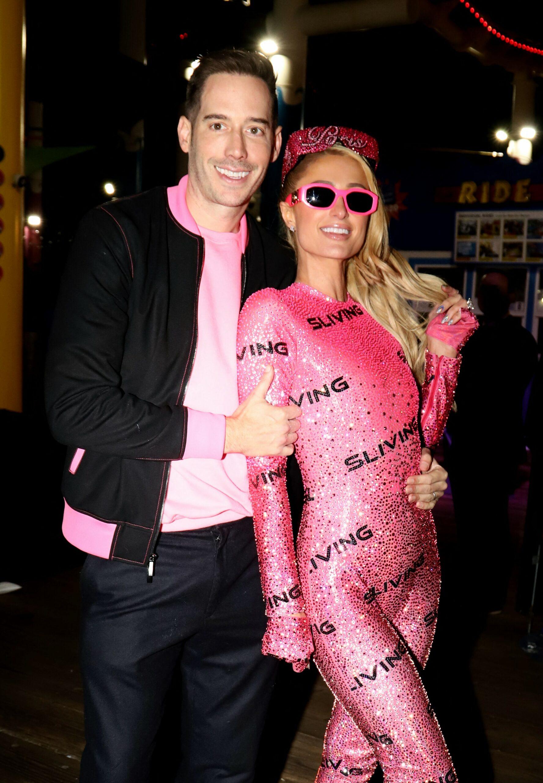 Paris Hilton celebrates her one year Anniversary with husband Carter Reum