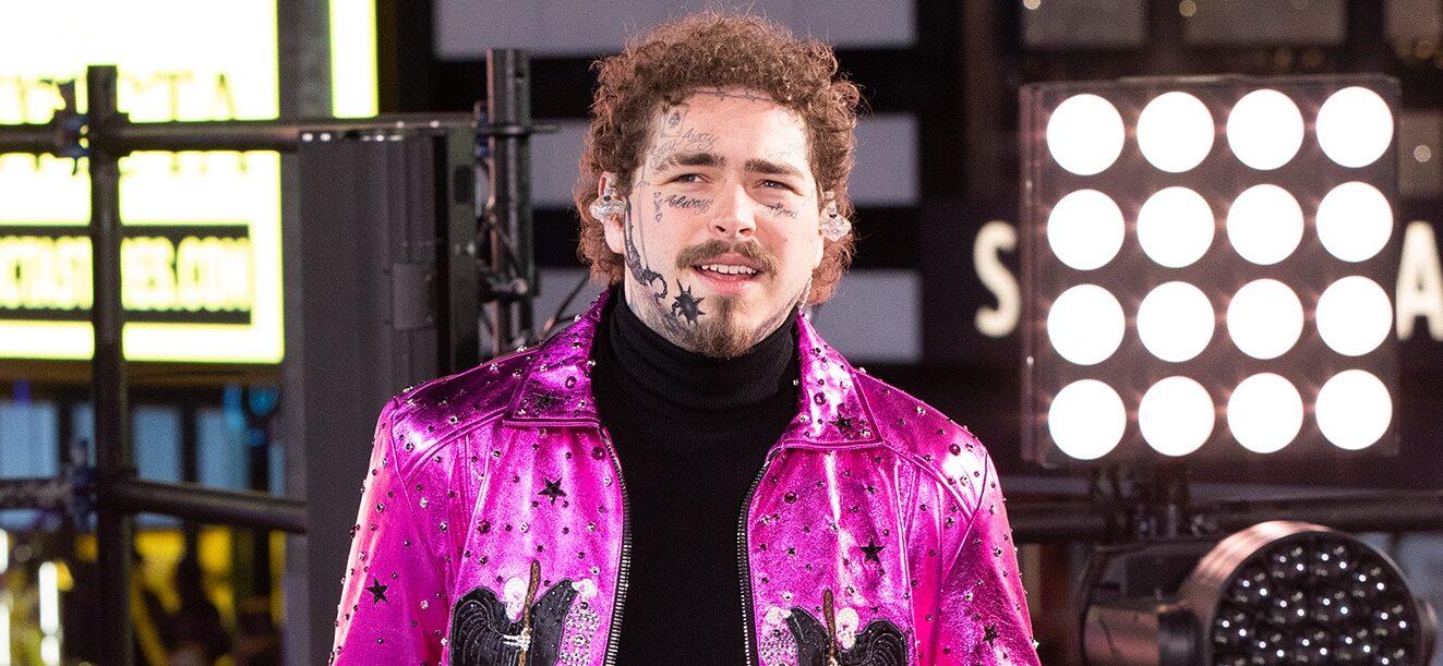Post Malone at New Year's Eve in Times Square