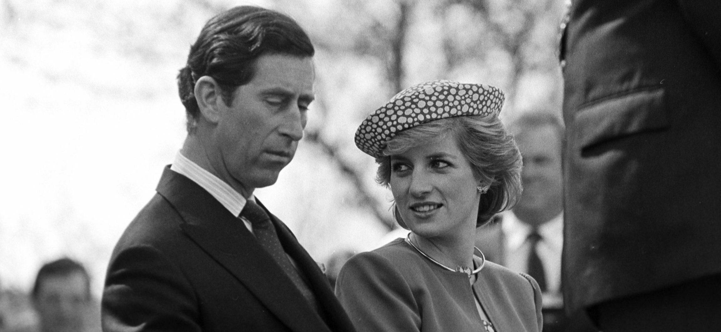 Prince Charles and Princess Diana during royal tour of Canada May 1986