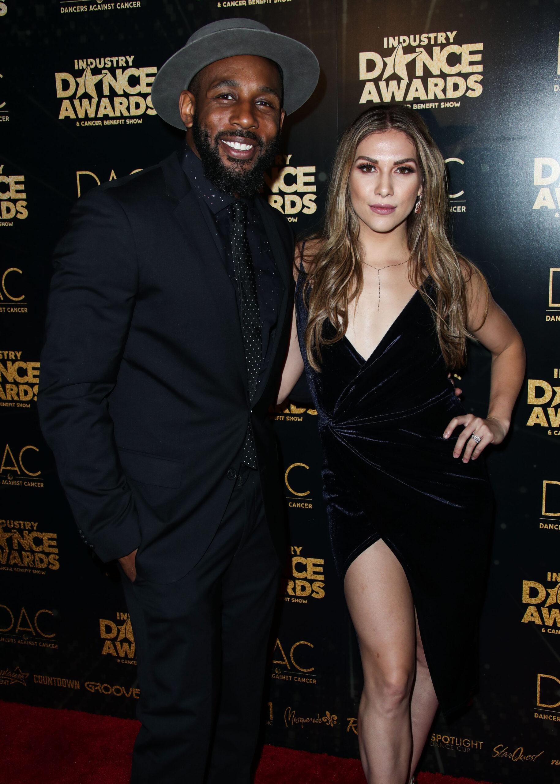 Stephen 'tWitch' Boss e Allison Holker no Industry Dance Awards de 2018