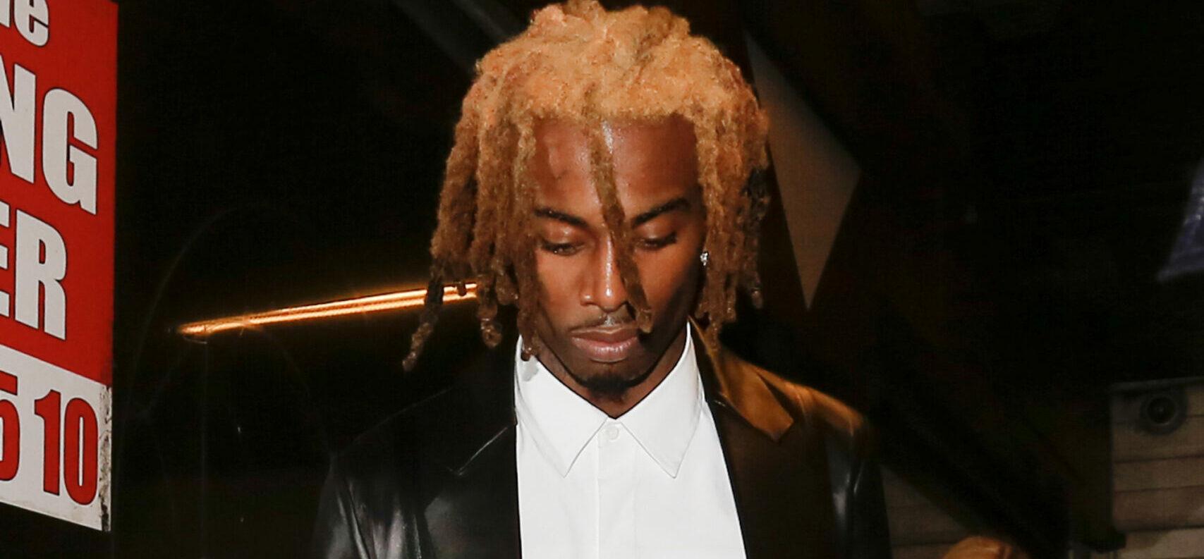 Iggy Azalea Playboi Carti arriving at Alyx show during the Paris Fashion week 2019