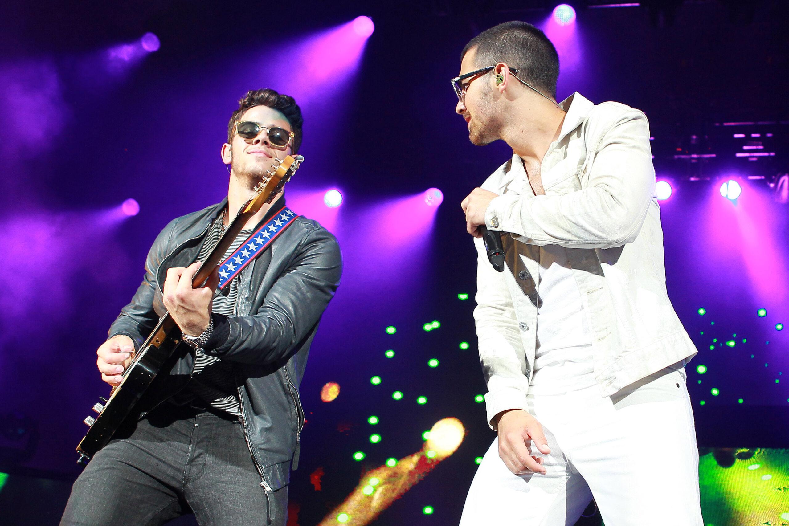 The Jonas Brothers perform at Cruzan Amphitheater in West Palm Beach on 08 02 2013