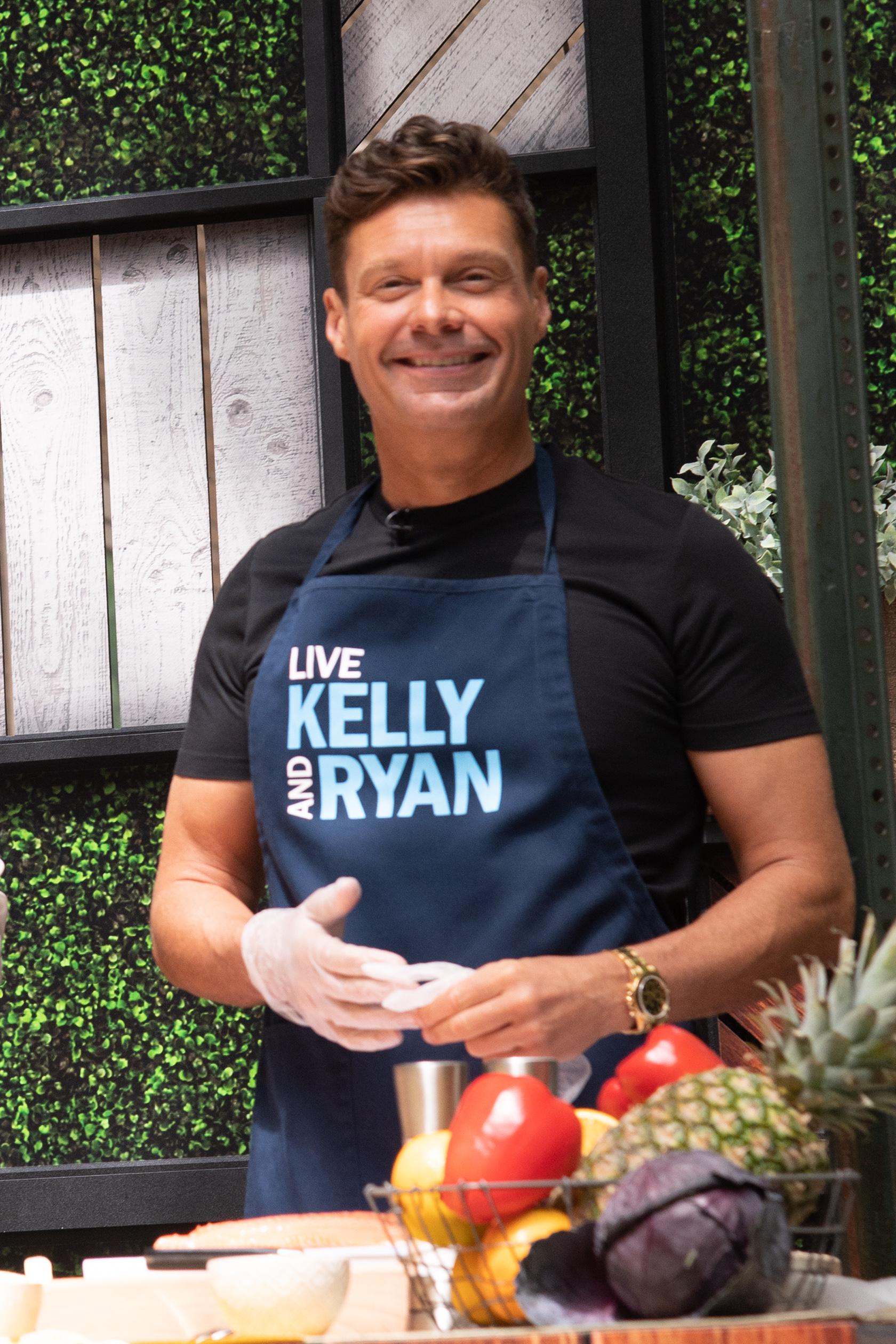 Kelly and Ryan Grilling Segment in NYC