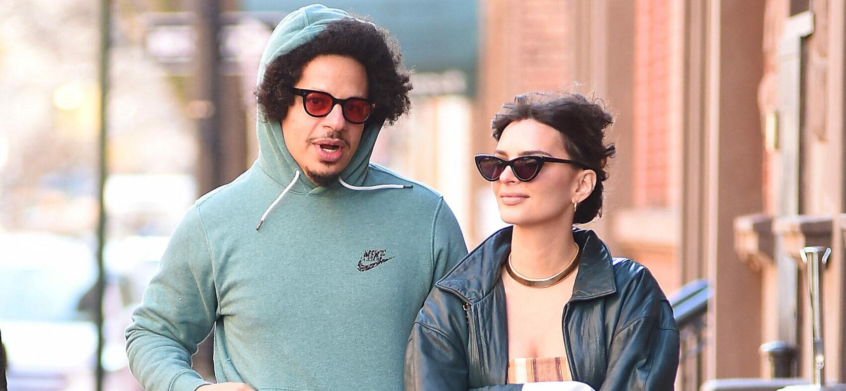 Emily Ratajkowski and rumored boyfriend Eric Andre get lunch at the Via Carota in West Village