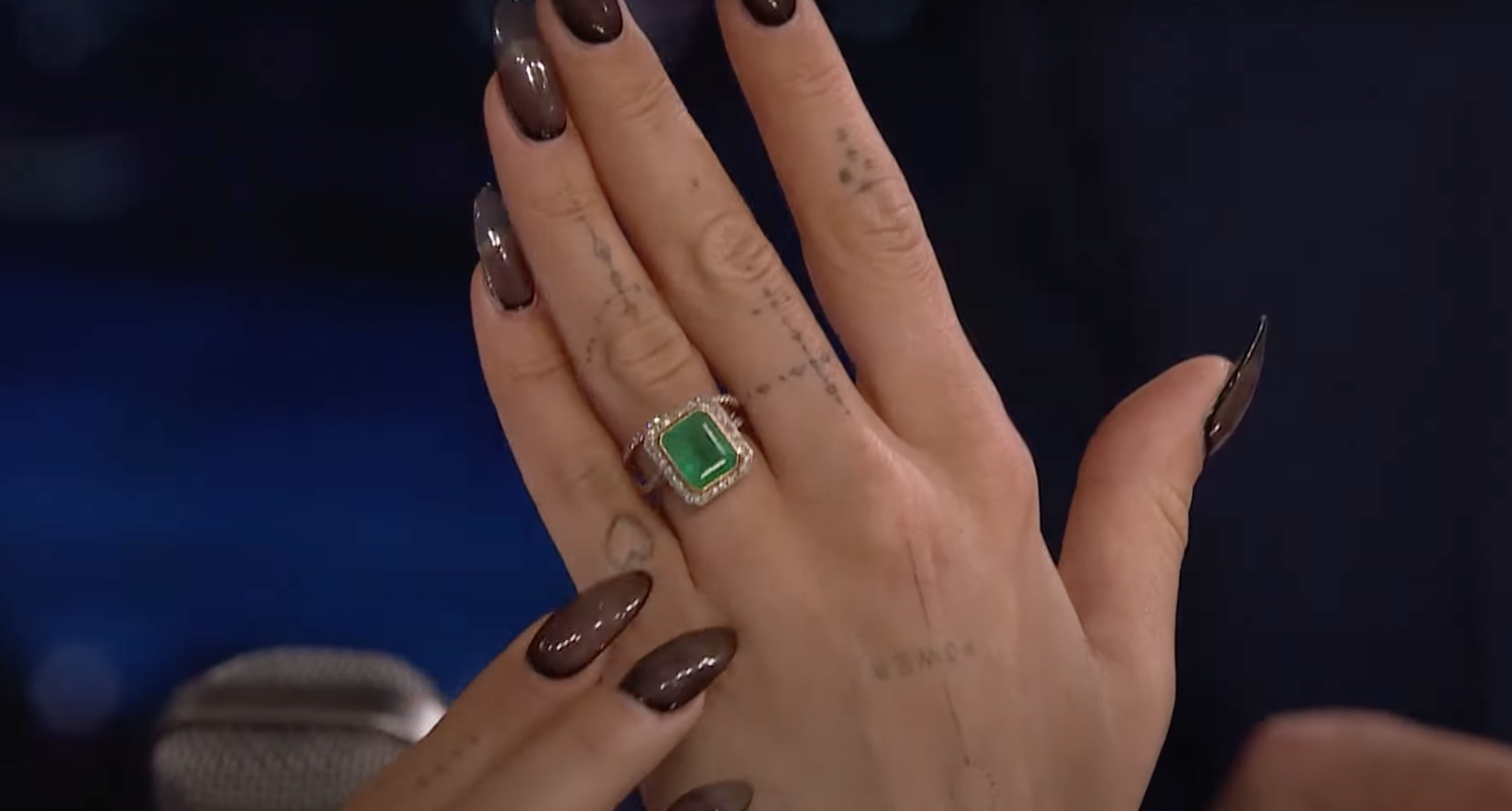 Rita Ora's wedding ring from Taika Waititi