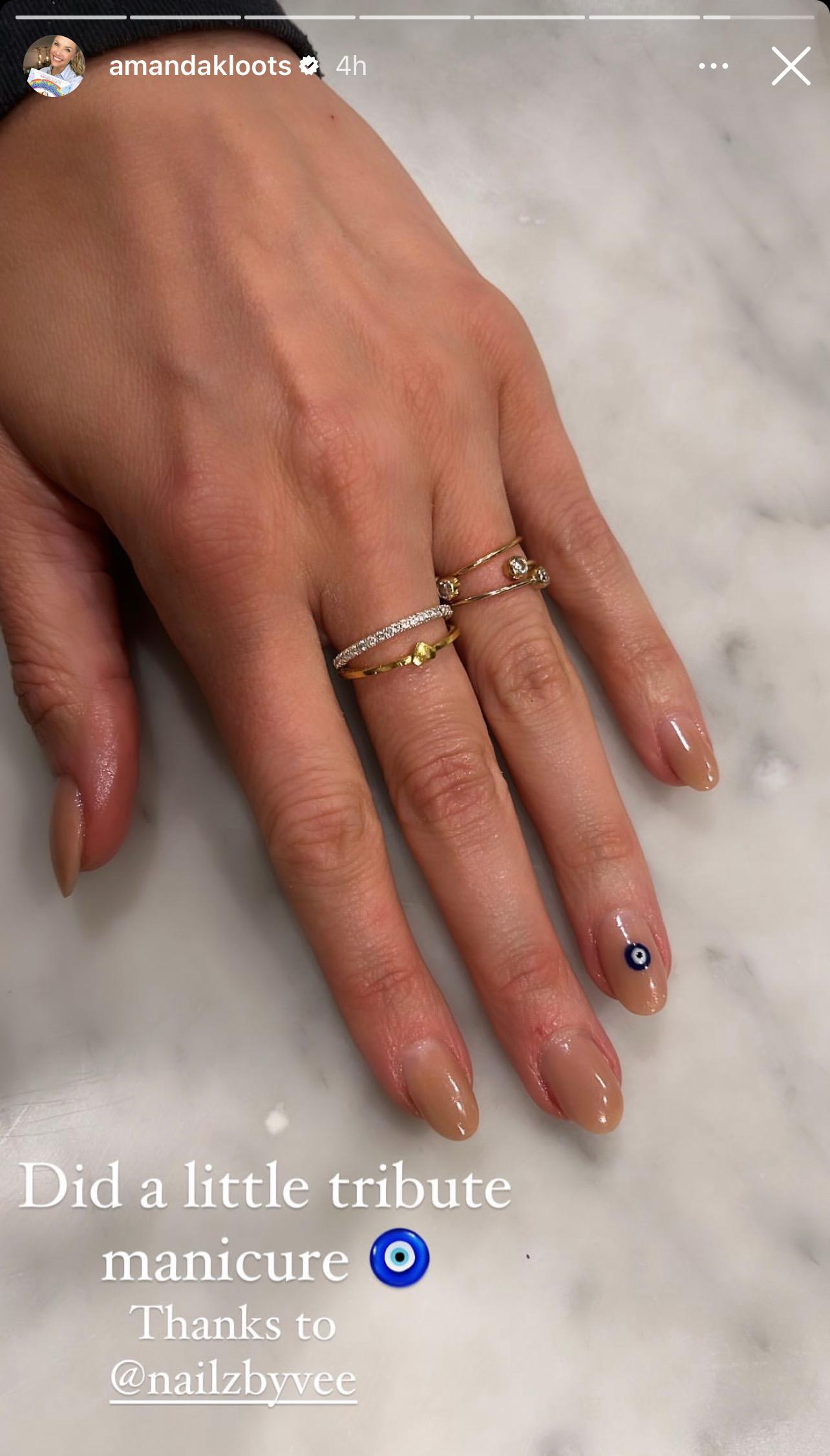 Amanda Kloots Marks Late Husband's Proposal Anniversary With Manicure Tribute