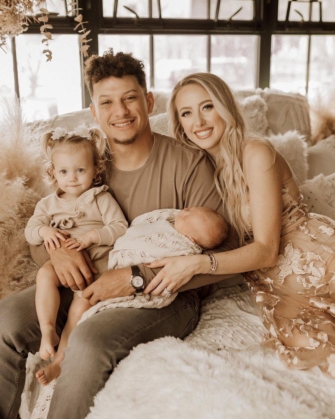 Proud Mom Brittany Mahomes Marks Son Lavon's 3 Months Milestone