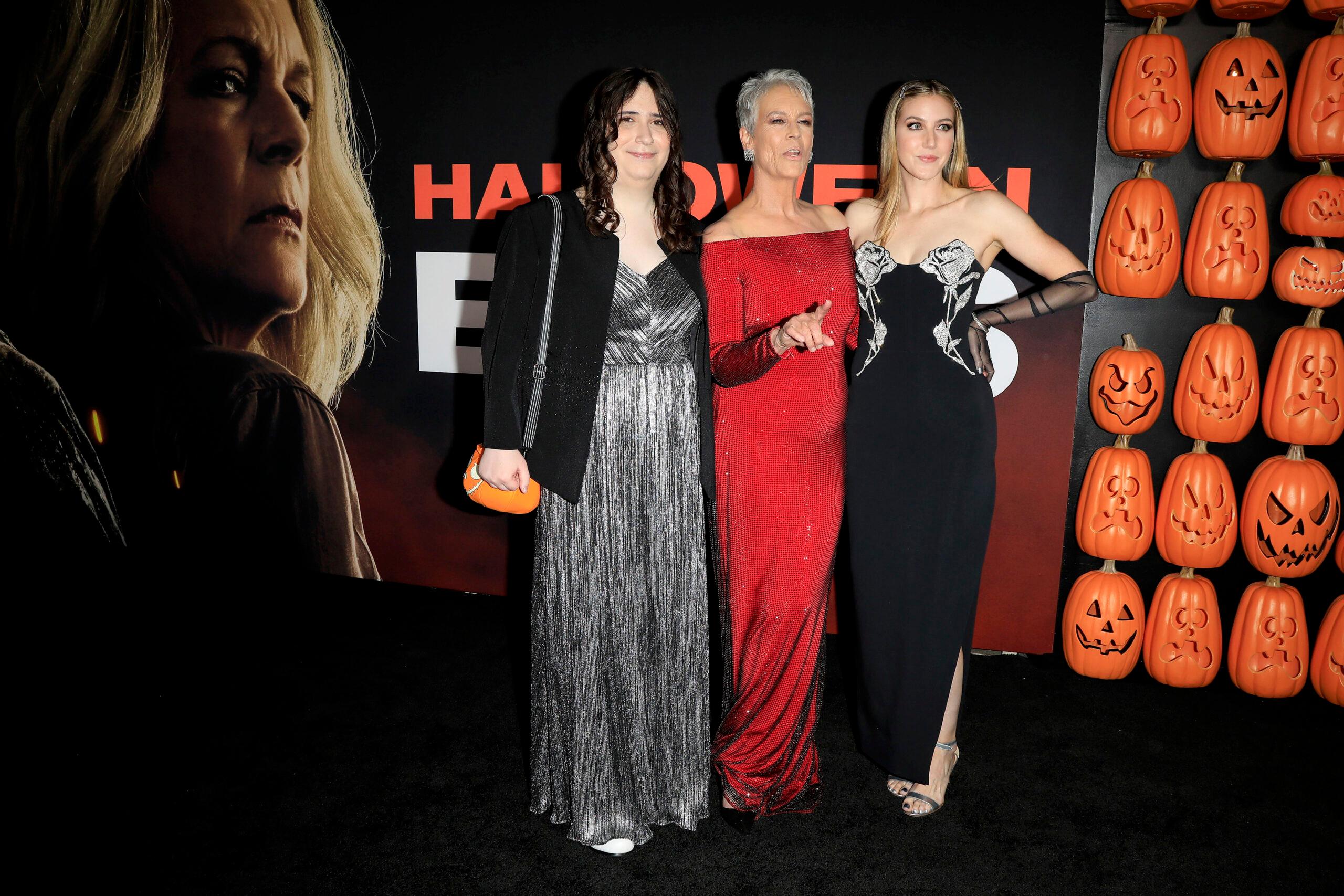Jamie Lee Curtis with daughters Ruby and Annie Guest.