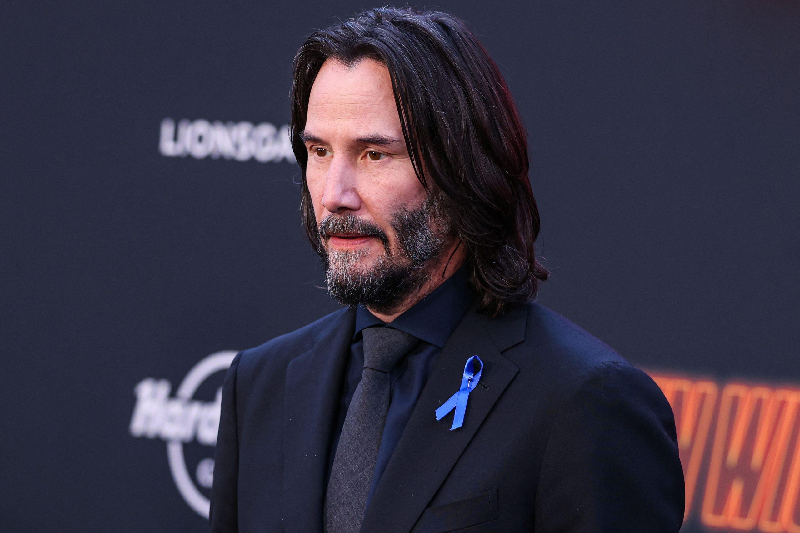 Keanu Reeves at the Los Angeles Premiere Of Lionsgate's 'John Wick: Chapter 4'