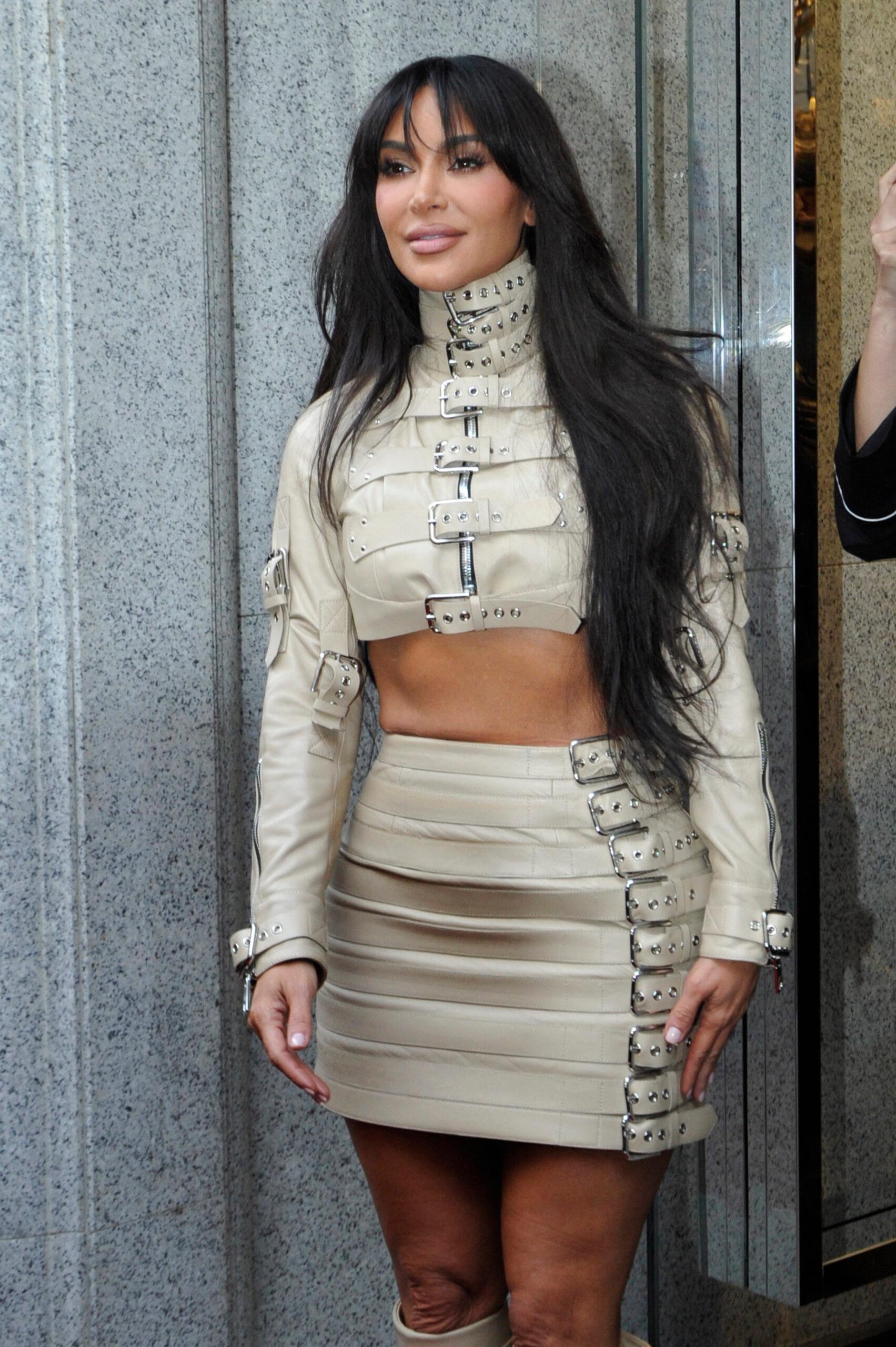 Kim Kardashian Visits Dolce & Gabbana Store In Milan