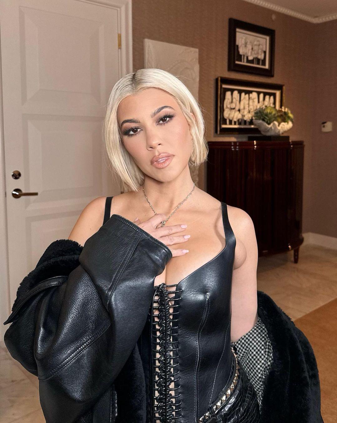 Kourtney Kardashian enters her blonde era