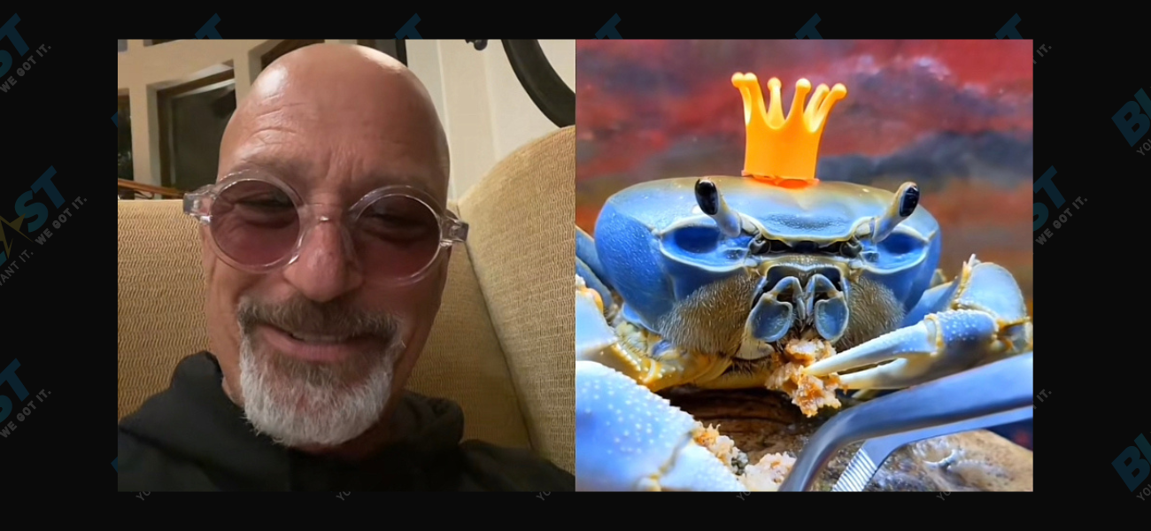 Howie Mandel and Howie the Crab