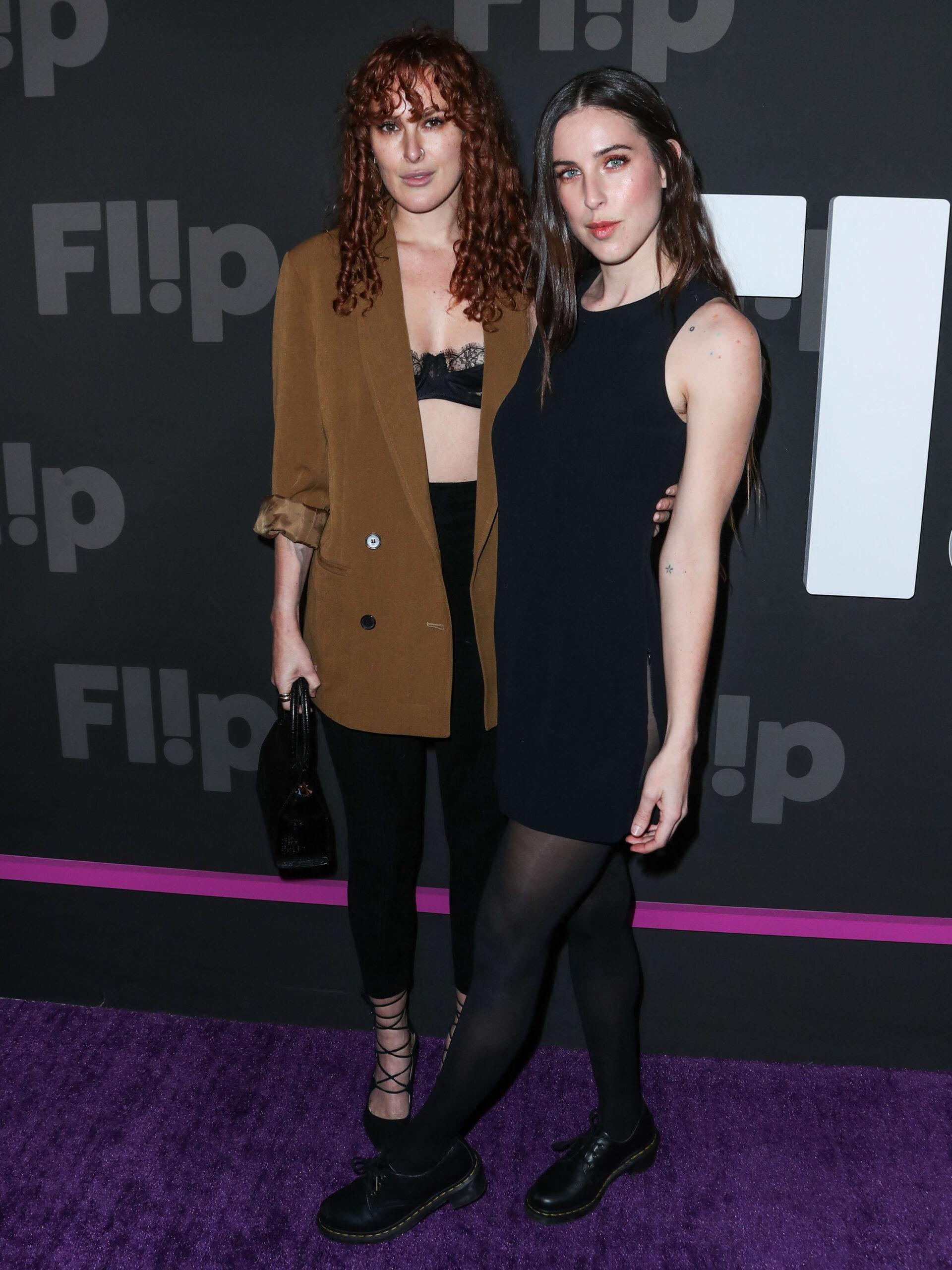 Rumer Willis and Scout Willis at Flip Grand Launch Event