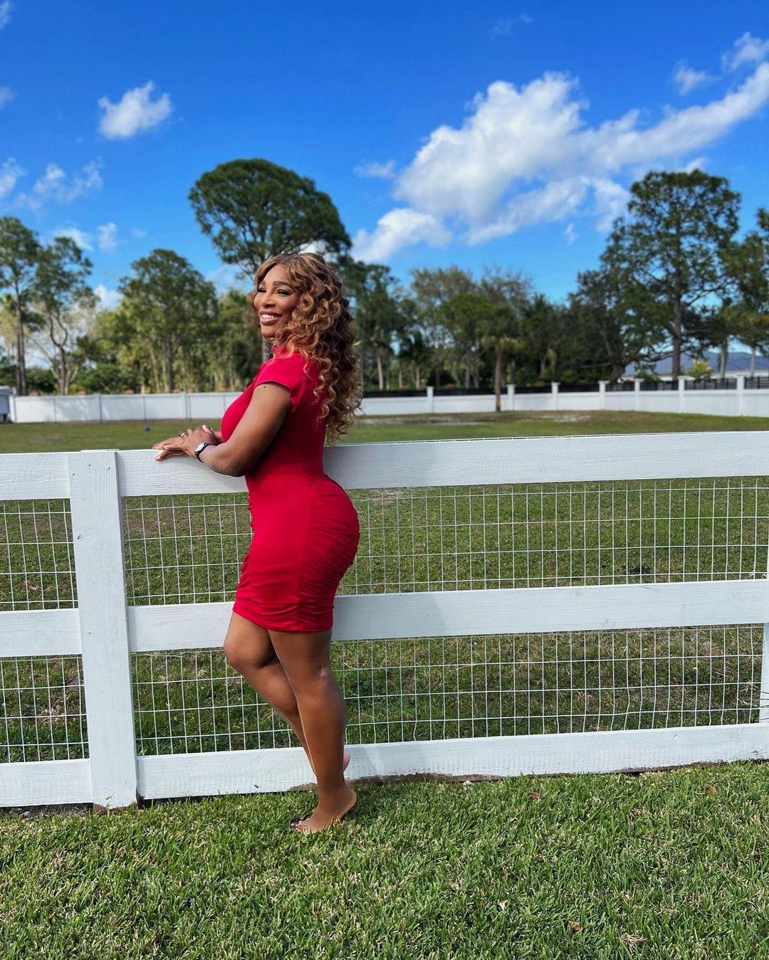 Serena Williams Curves In Gorgeous Red Dress 'Goes With Everything'