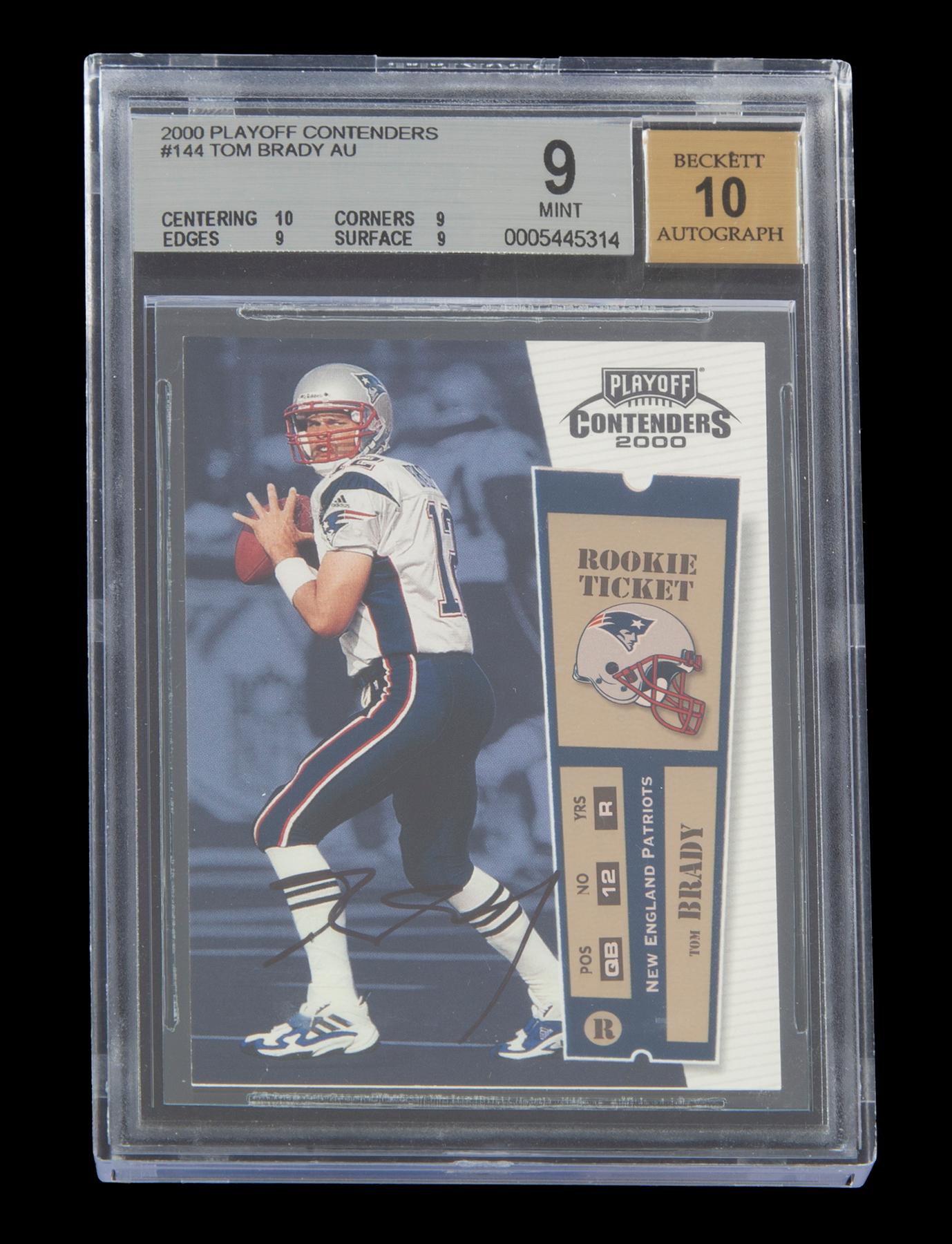 Tom Bradys rookie card set to fetch as much as $300,000 at auction as it joins slew of sports memorabilia from likes of Kobe Bryant and Michael Jordan at mega auction