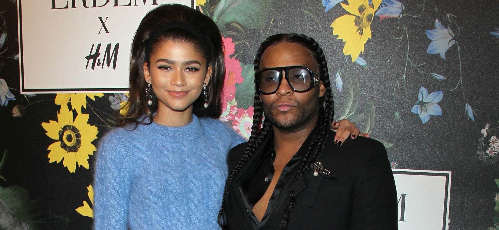 Law Roach & Zendaya at the H&M x ERDEM Runway Show and Party - Los Angeles