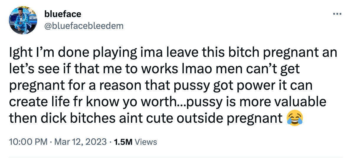 Blueface Trolls Chrisean Rock Over Pregnancy, Posts About Abortion & Child's Paternity