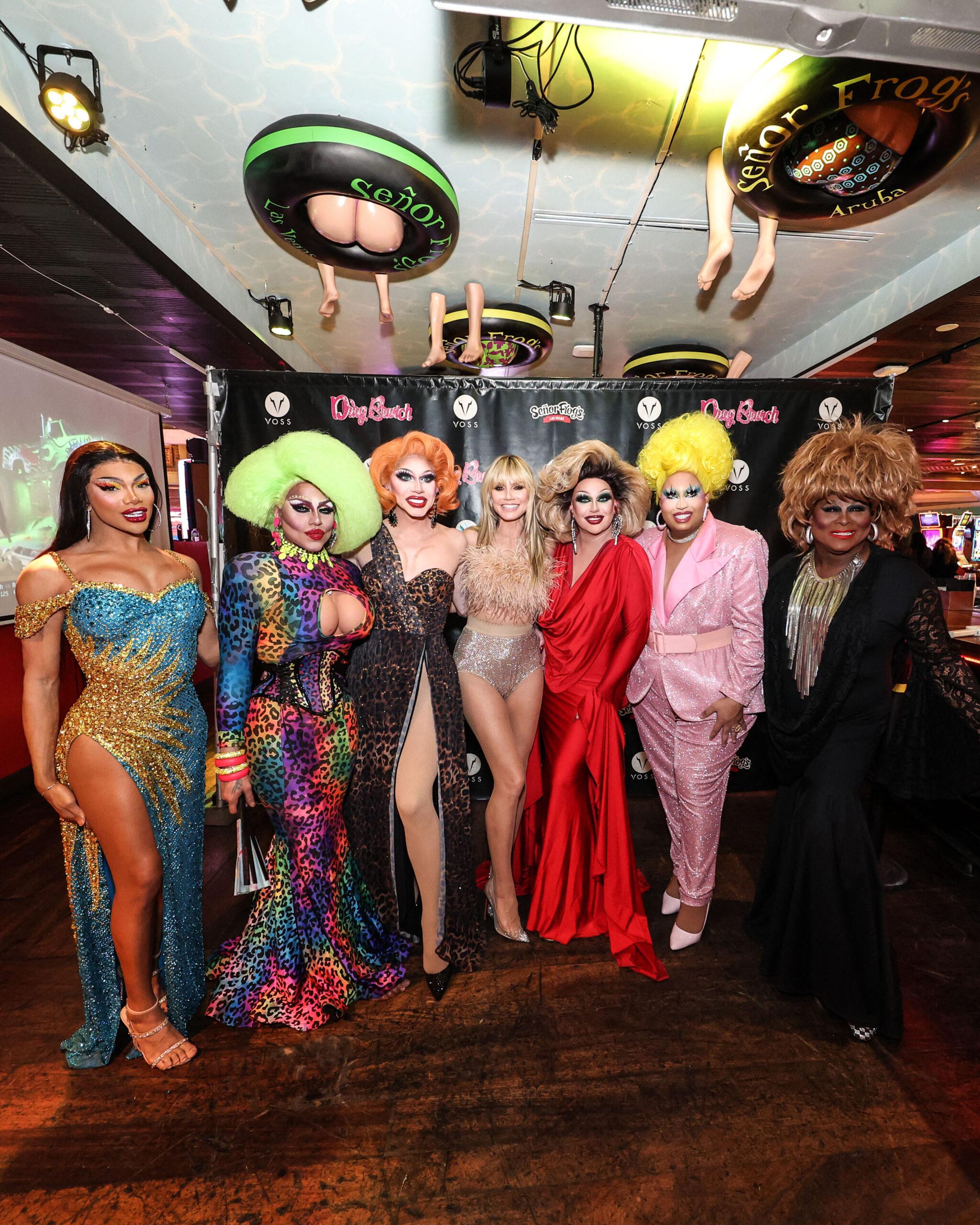 Heidi Klum meets the queens of Drag Brunch Las Vegas