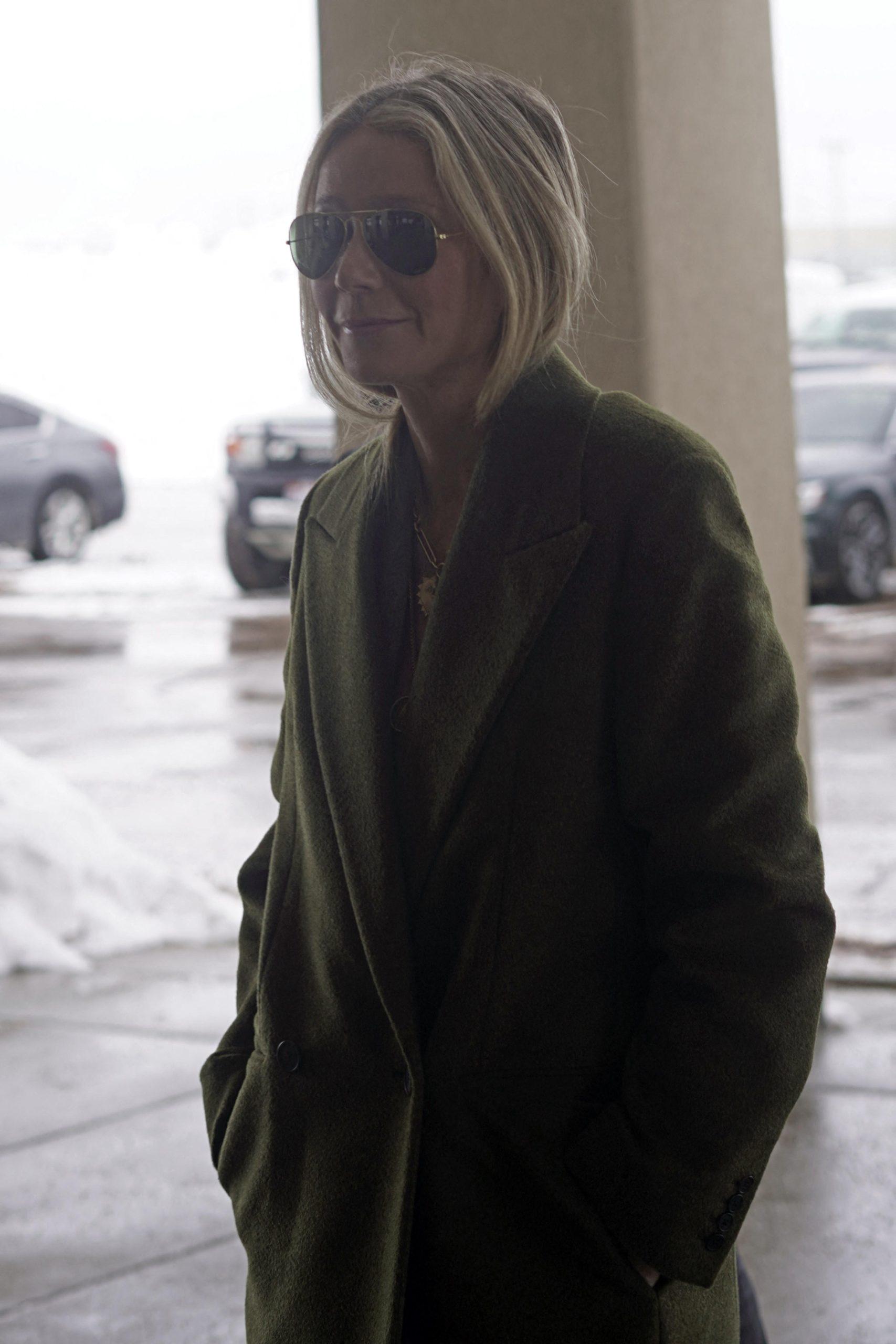 Gwyneth Paltrow is seen arriving at court for the 3rd day Paltrow is being sued for a ski crash in 2016