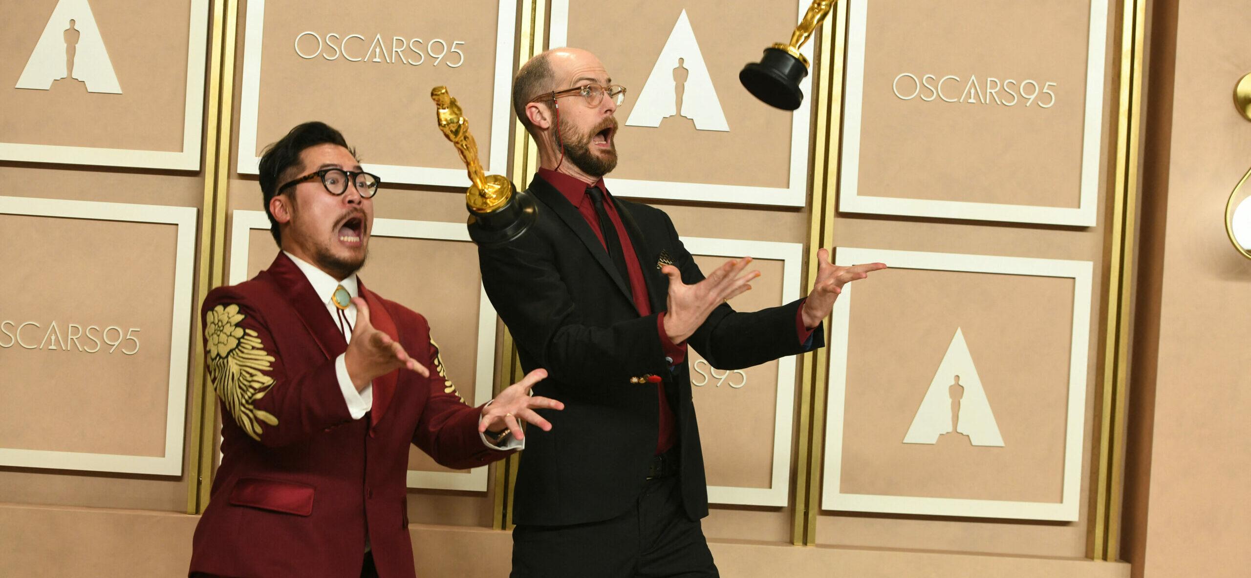 Daniel Kwan and Daniel Scheinert at the Oscars 2023: PRESS ROOM