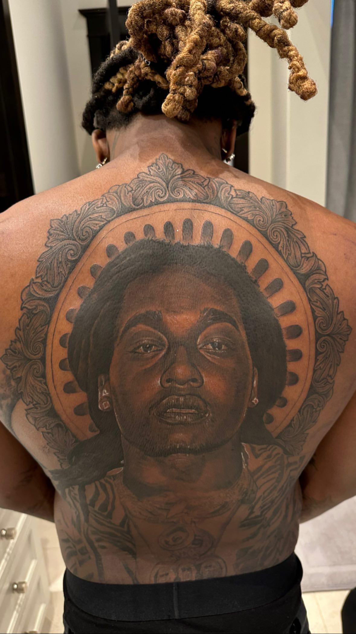 Offset Debuts Massive Back Tattoo In Honor Of The Late Takeoff