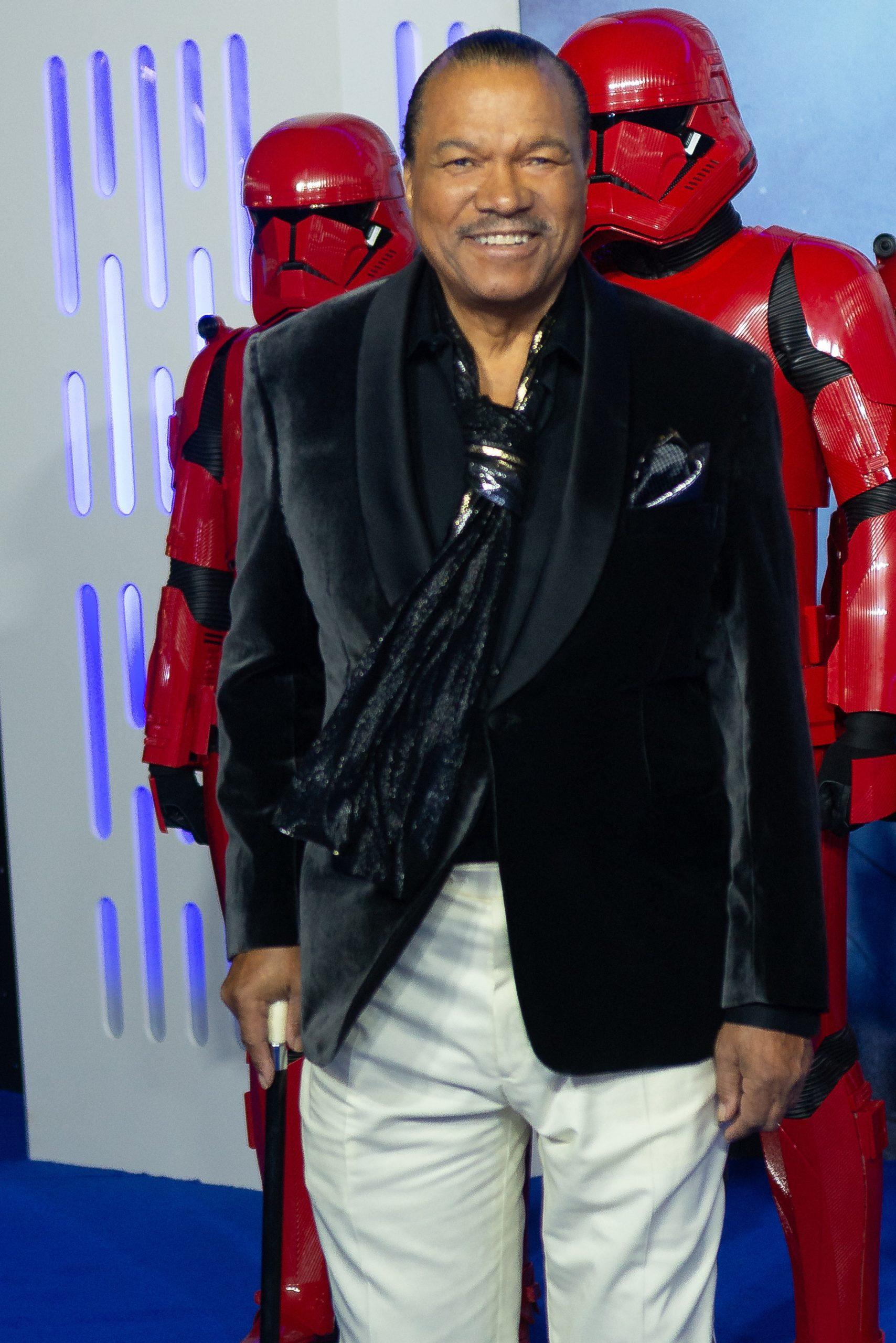 Billy Dee Williams at the Star Wars The rise of Skywalker European Premiere, Leicester Square, London, UK