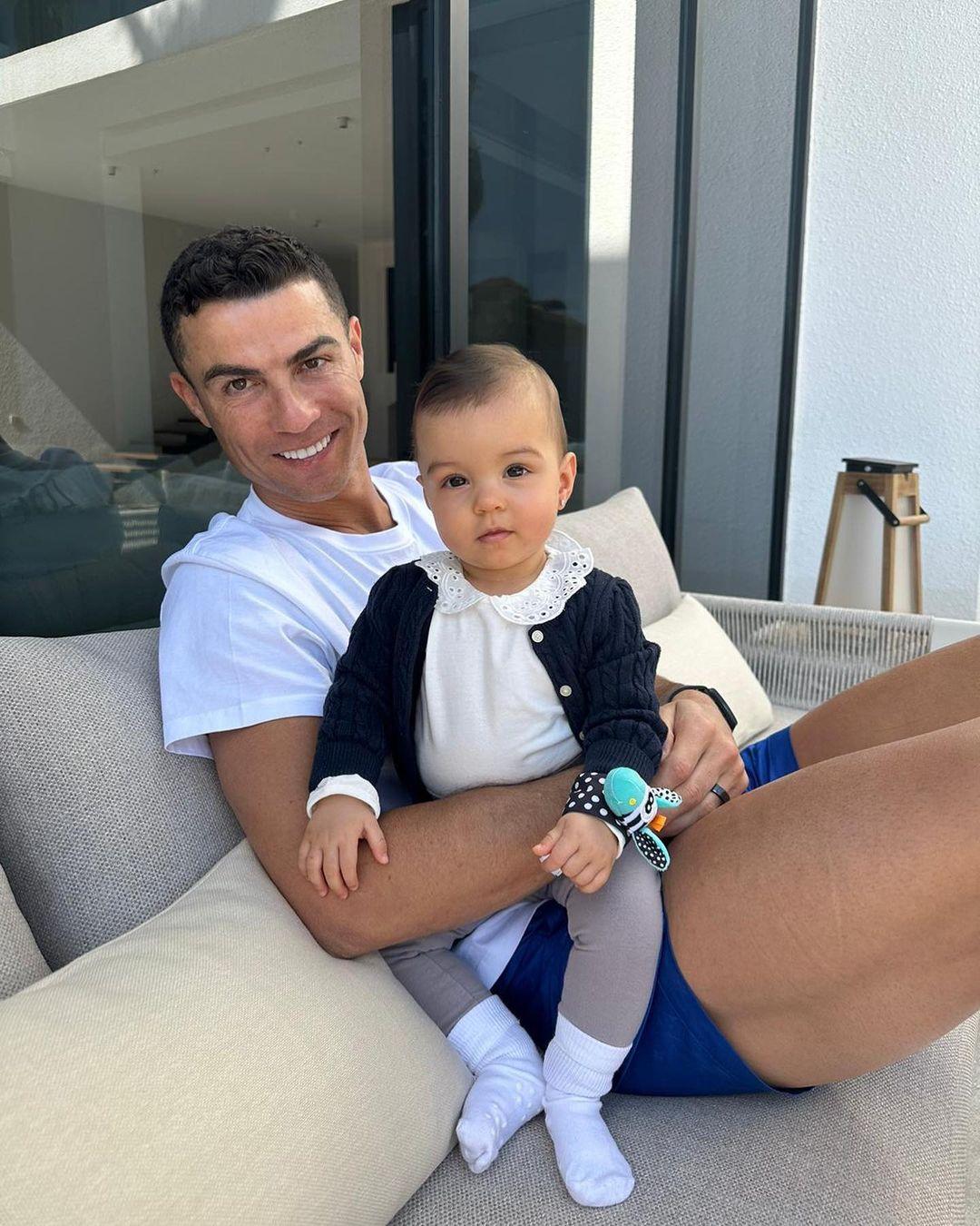 Cristiano Ronaldo celebrates daughter Bella Esmeralda's 1st birthday