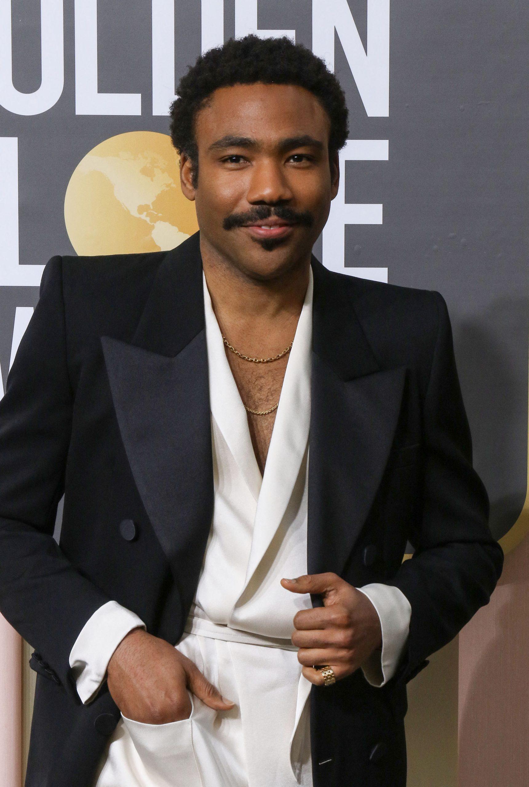 Donald Glover at the 80th Annual Golden Globe Awards