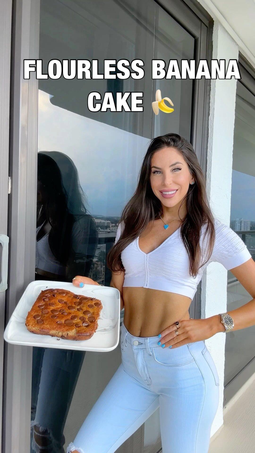 Jen Selter banana cake recipe video