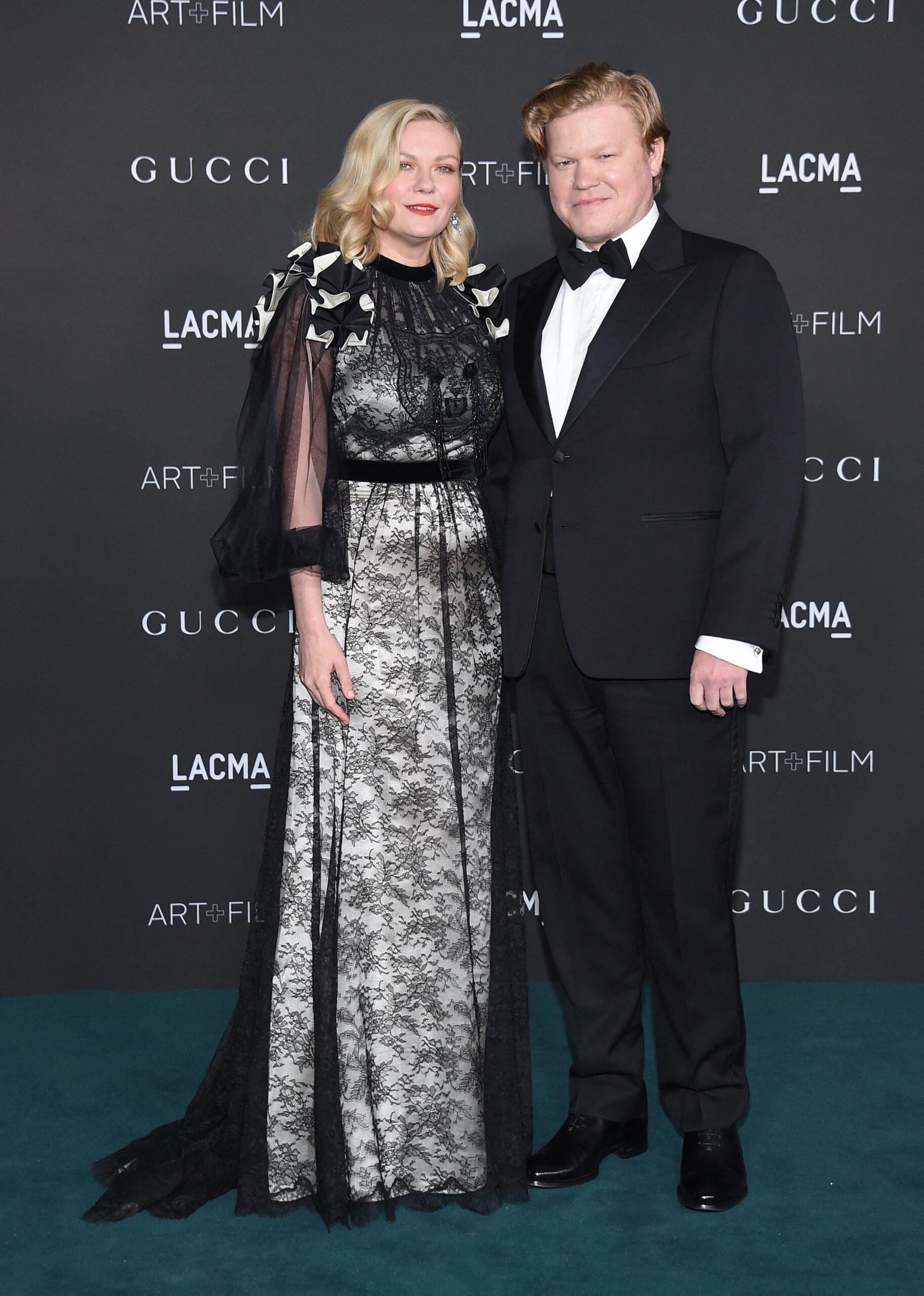 Jesse Plemons and Kirsten Dunst at LACMA Art+Film Gala 2021