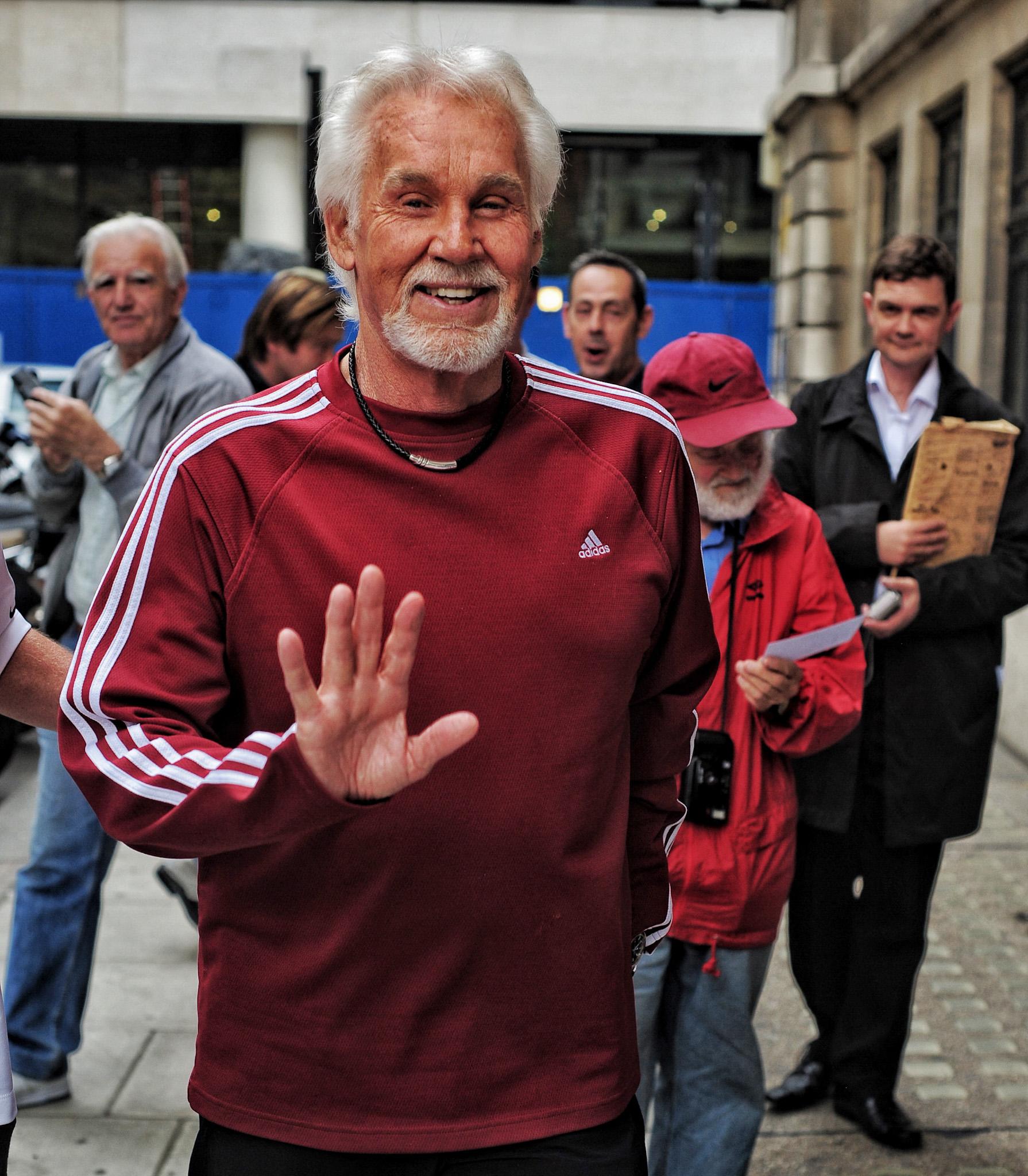 Kenny Rogers photographed in London, England on June 9th 2010