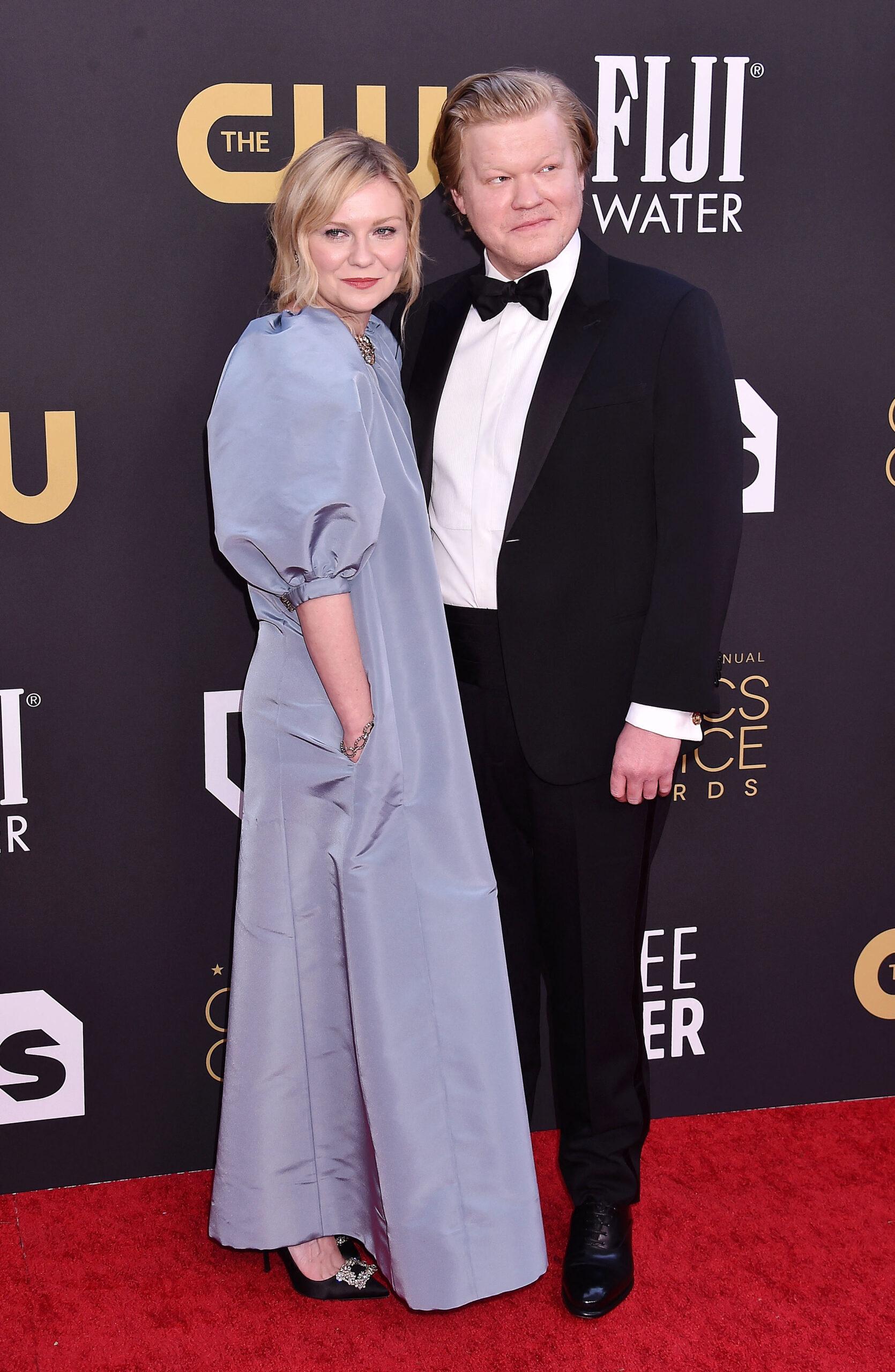 Kirsten Dunst (L) and Jesse Plemons at the 27th Annual Critics Choice Awards - Arrivals