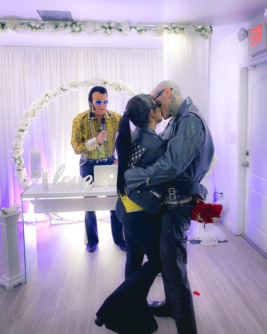 Kourtney Kardashian marks anniversary of Vegas wedding to Travis Barker
