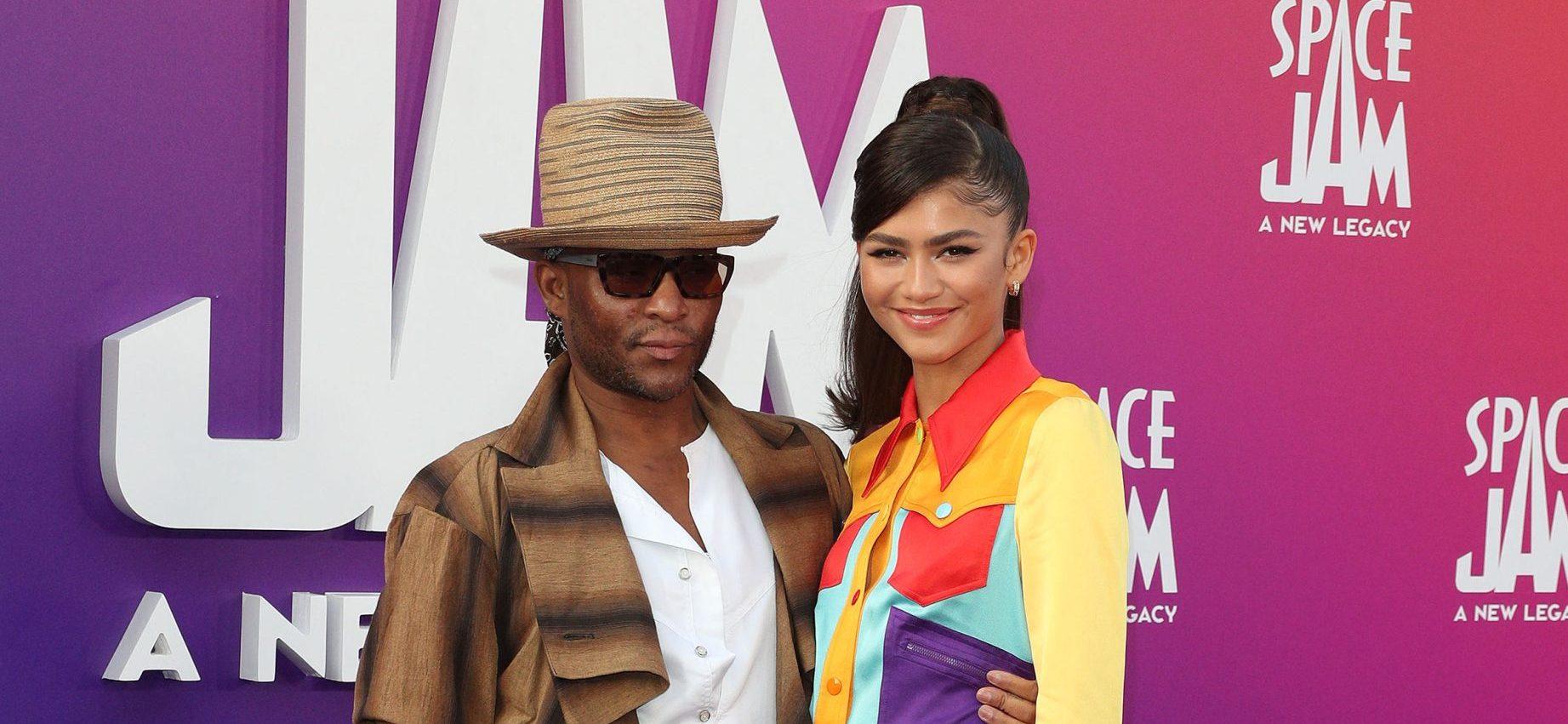 Zendaya and Law Roach at the Space Jam A New Legacy Premiere - Los Angeles