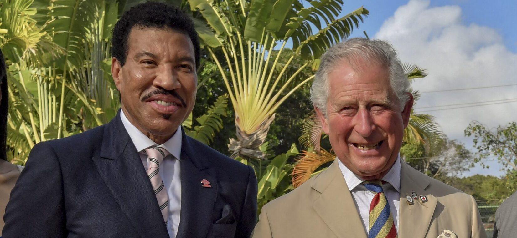 Lionel Richie and King Charles at the Prince's Trust International reception