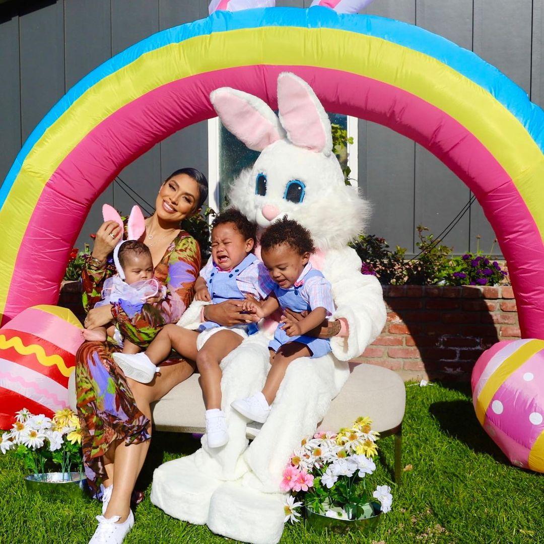 Nick Cannon joins Abby De La Rosa and kids in family photoshoot for Easter