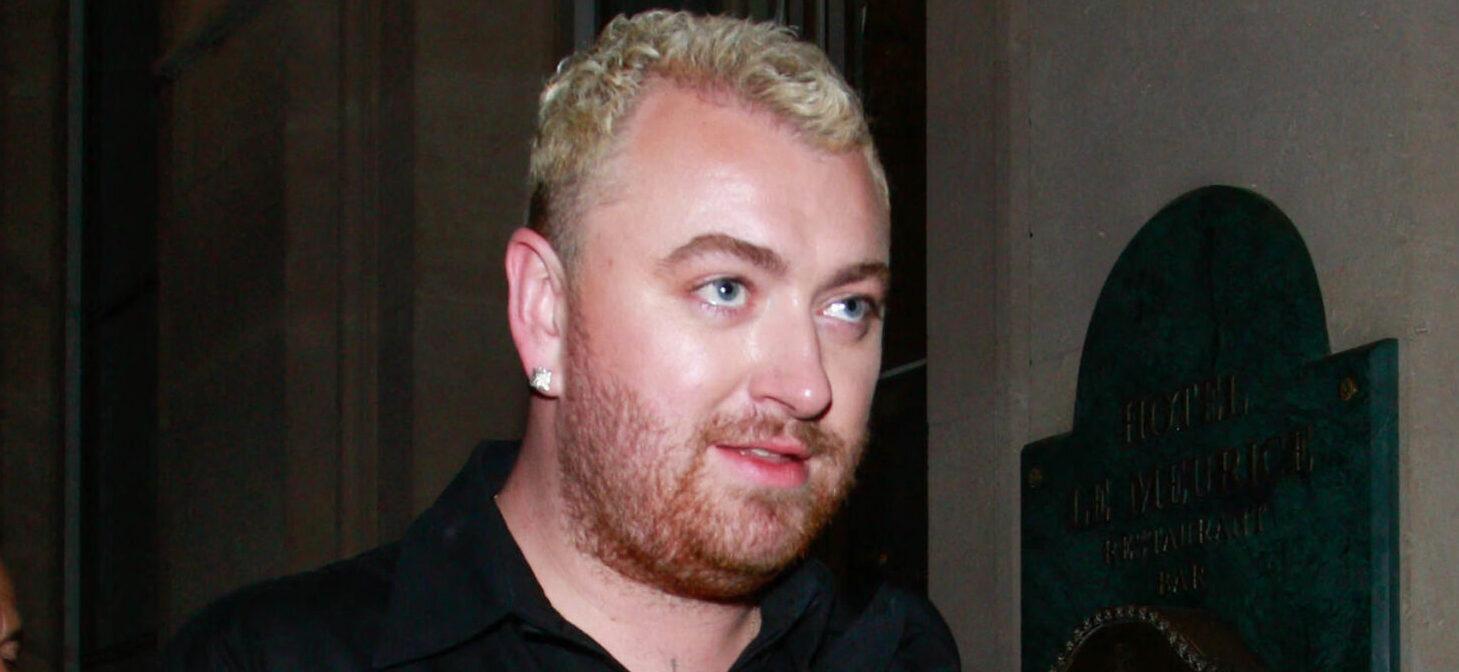 Sam Smith is seen arriving at his hotel after Valentino showduring Paris Fashion Week