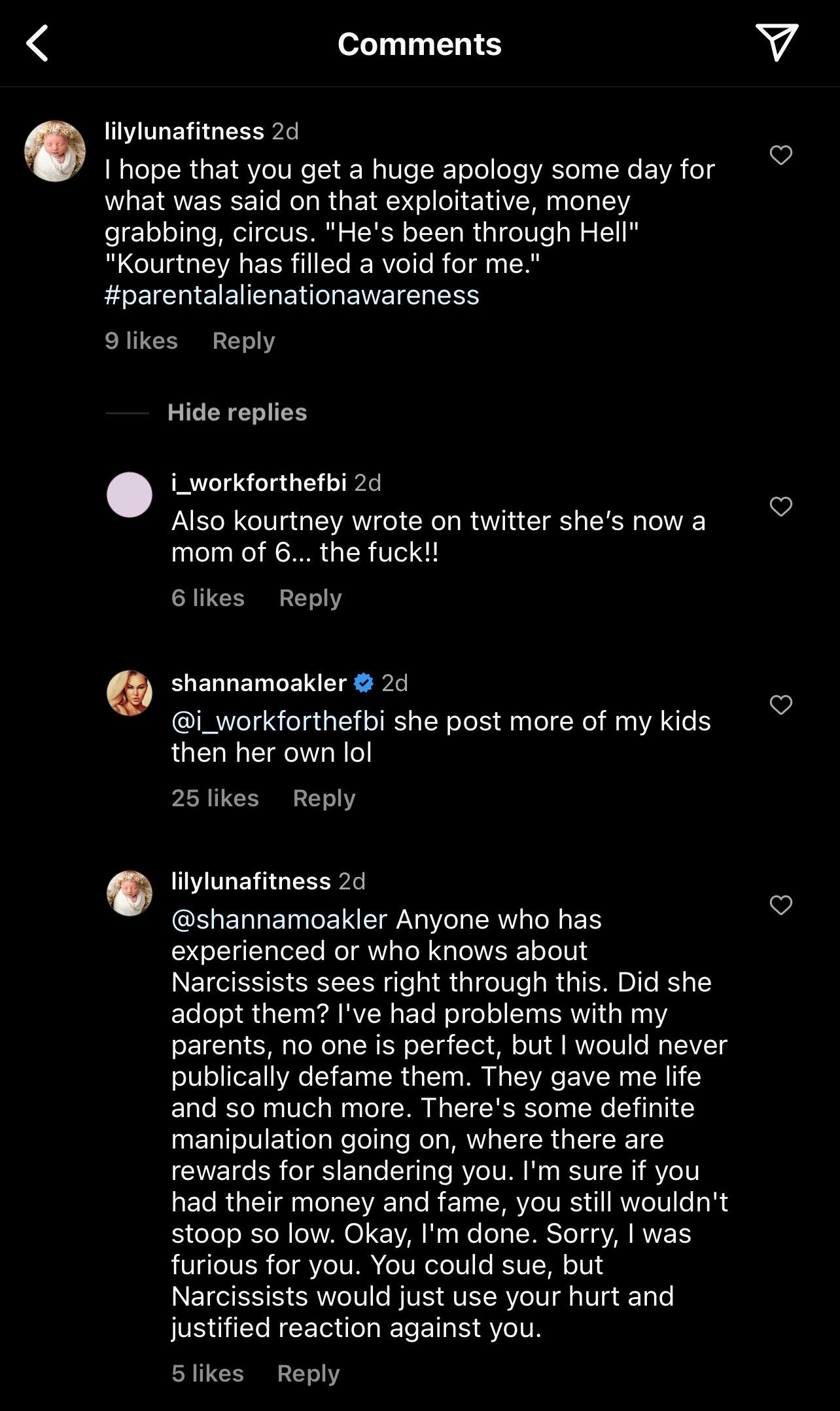 Shanna Moakler Shades Kourtney Kardashian While Daughter Alabama Praises Her