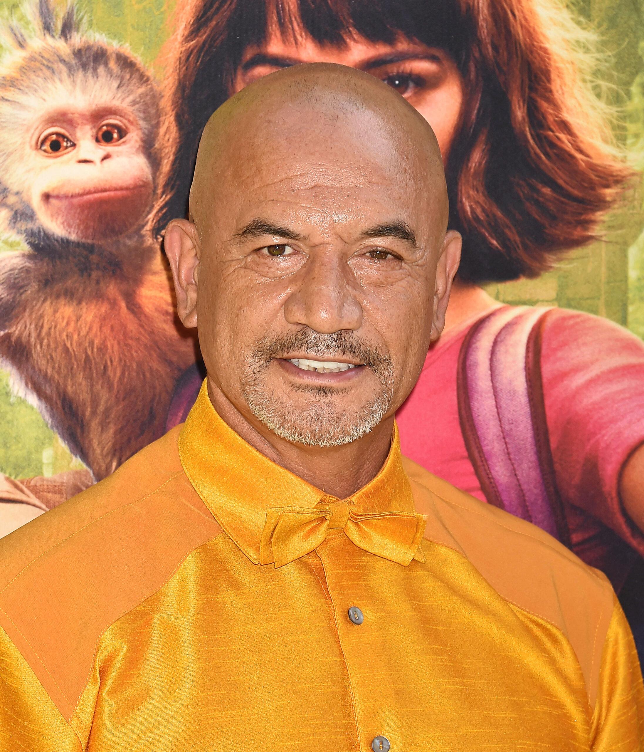 Temuera Morrison at LA Premiere Of Paramount Pictures' "Dora And The Lost City Of Gold" - Arrivals