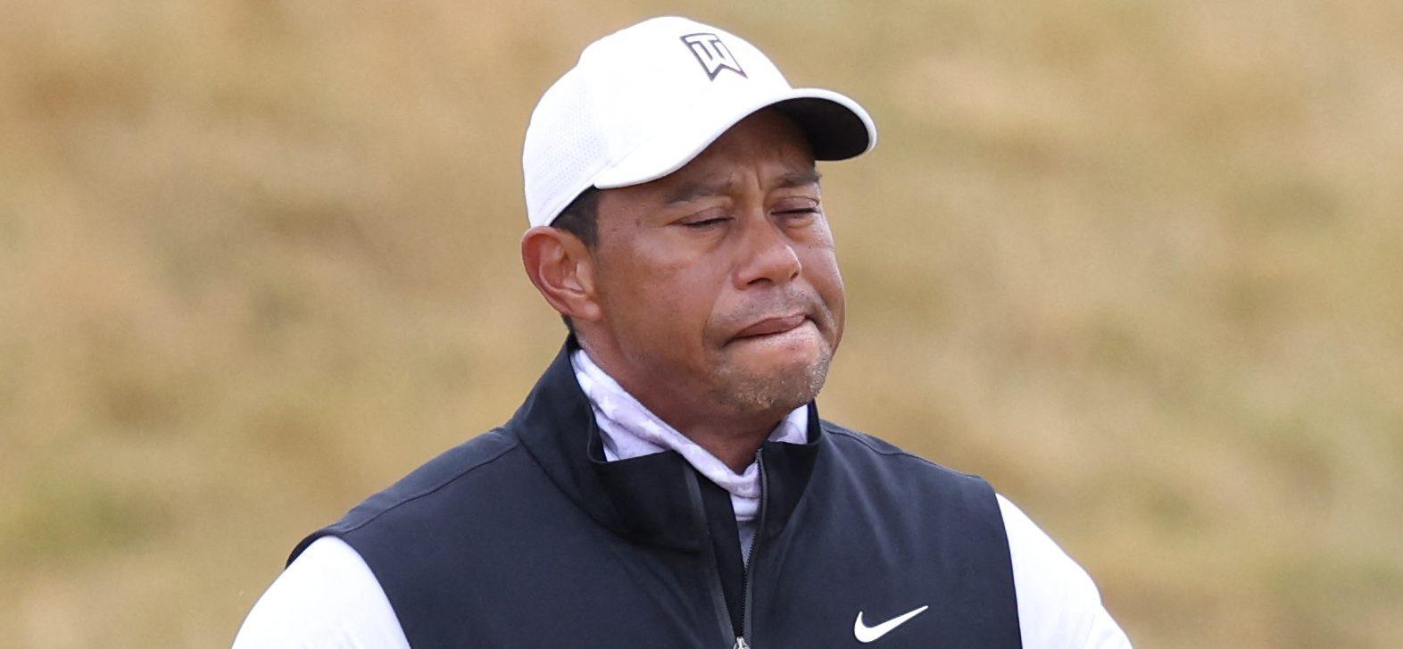 Tiger Woods at The 150th Open Golf - St Andrews Old Course - Day Two