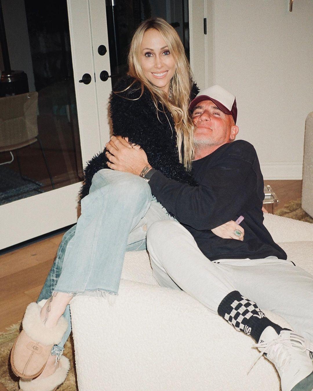 Tish Cyrus and BF Dominic Purcell