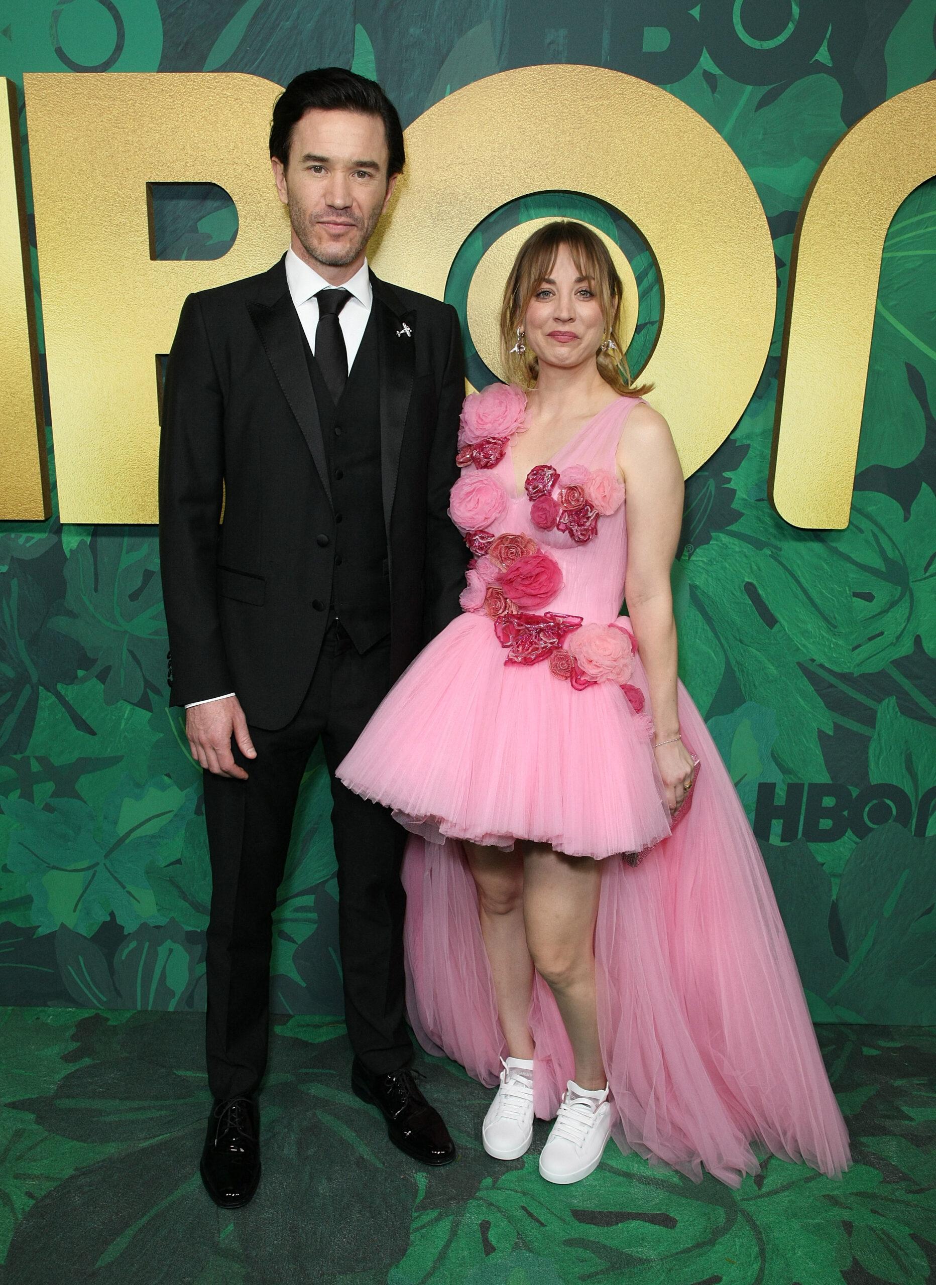 Kaley Cuoco and Tom Pelphrey at HBO and HBO Max Emmy's Party 2022 - Arrivals
